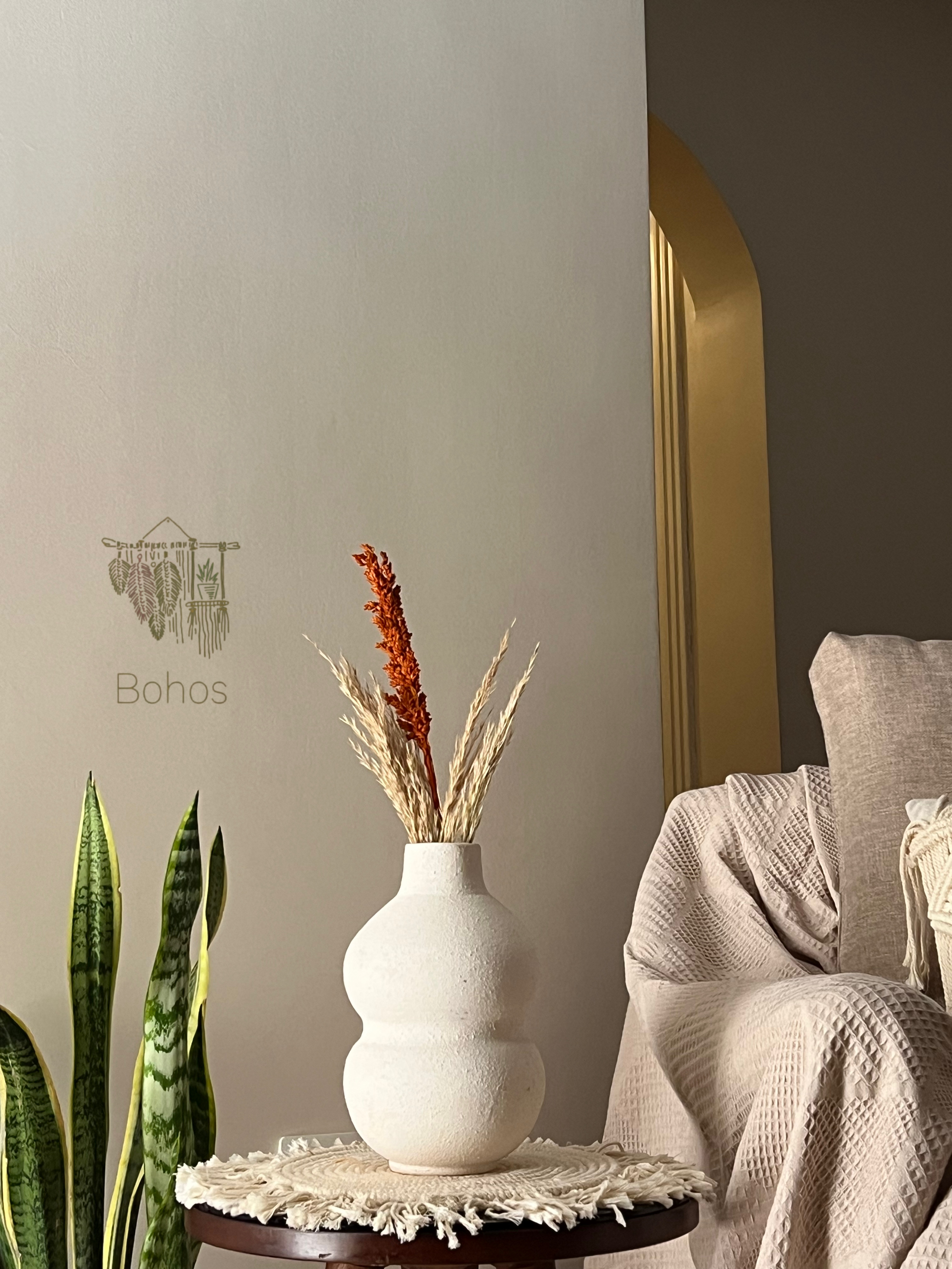 Modern Off White Vase