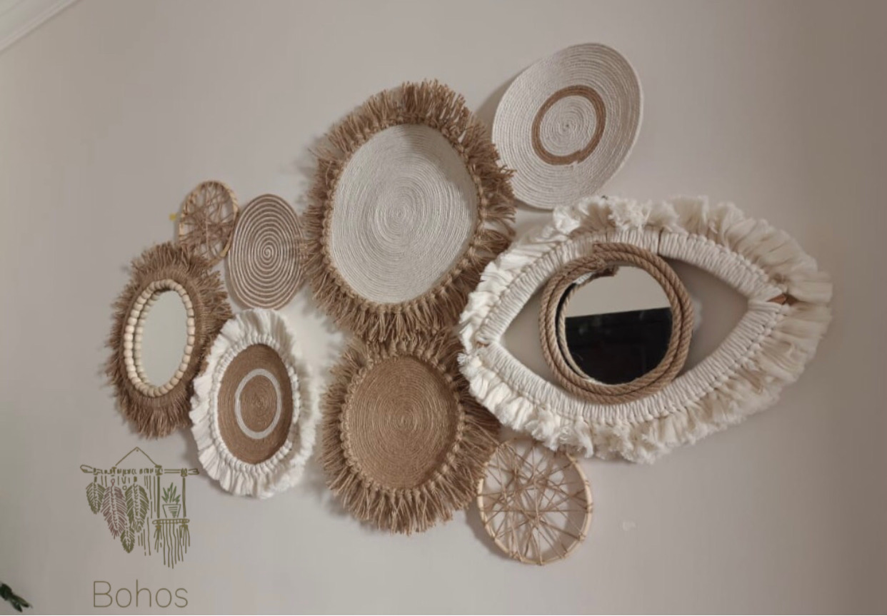 Handcrafted Boho Wall Set