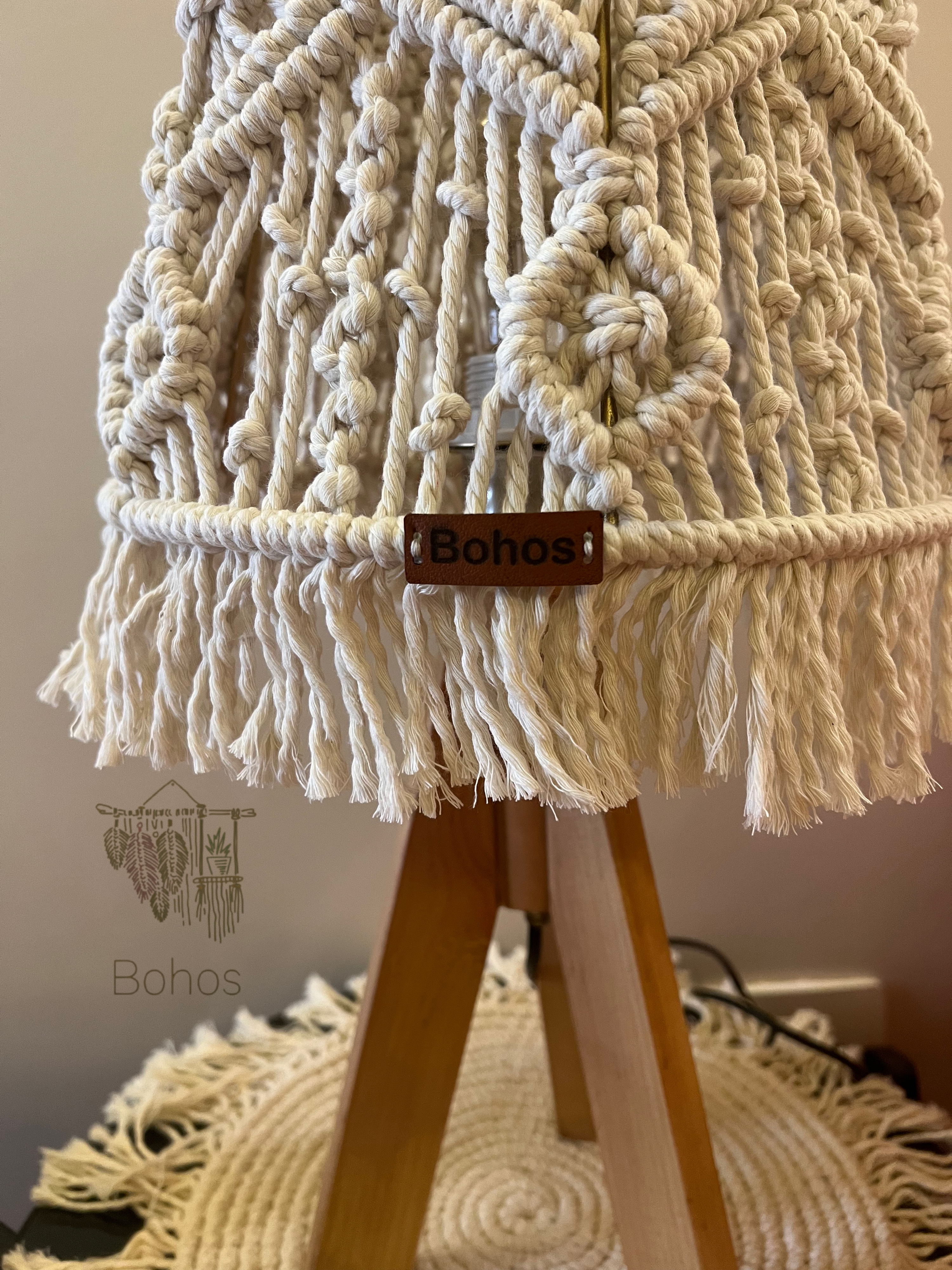 Macrame Table Lamp 