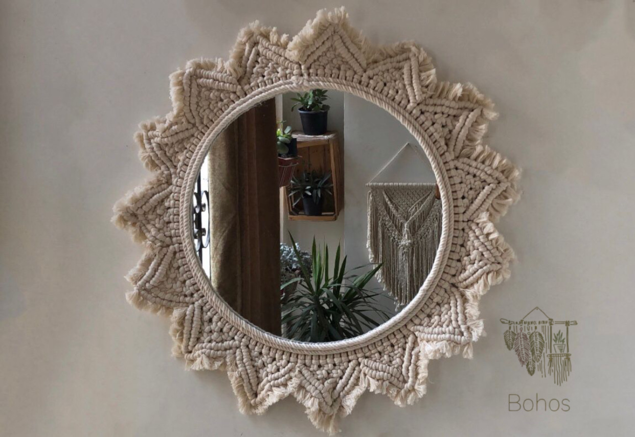 Macrame Mirror