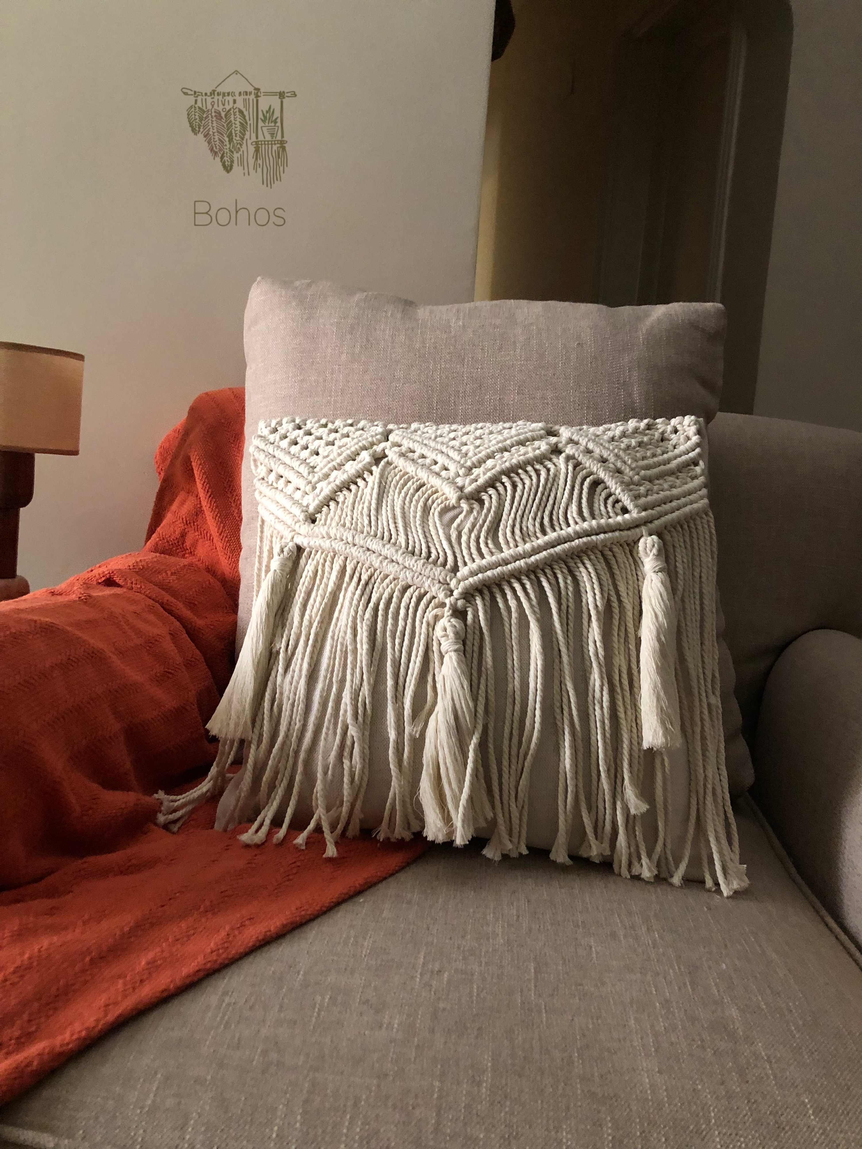 Macrame Cushion Cover