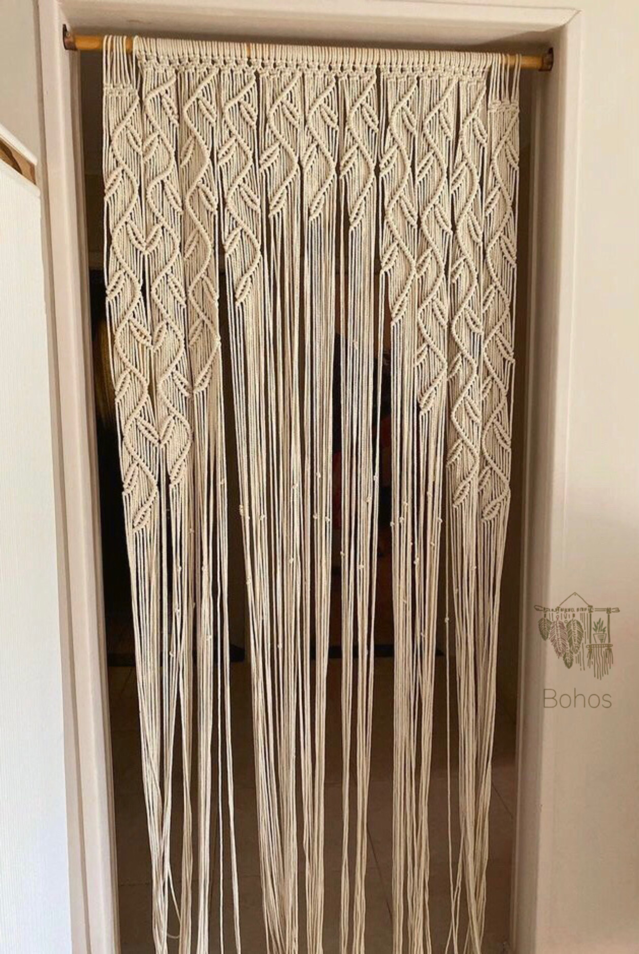 Macrame Curtain leaves