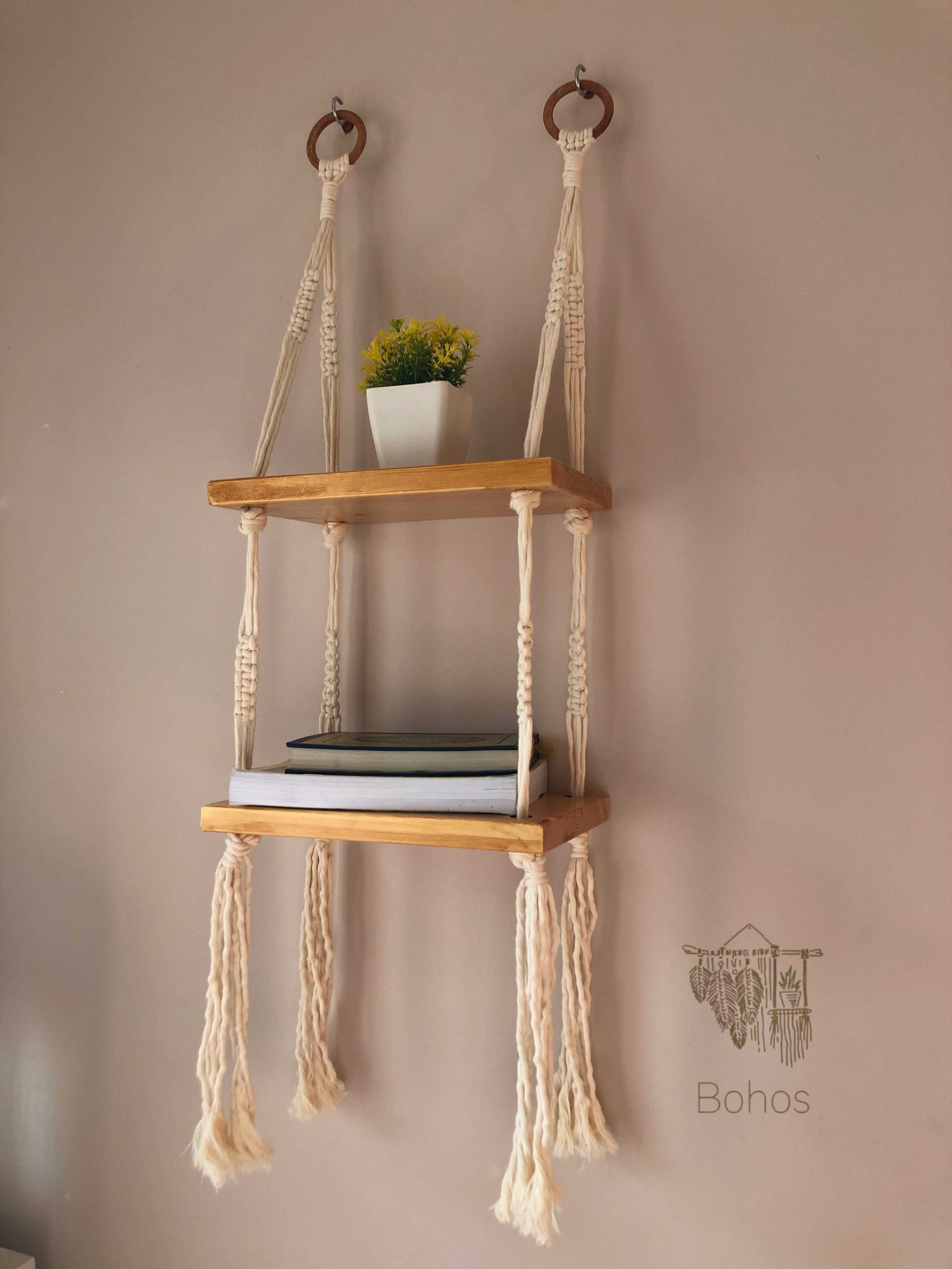 Macrame Hanging Shelf
