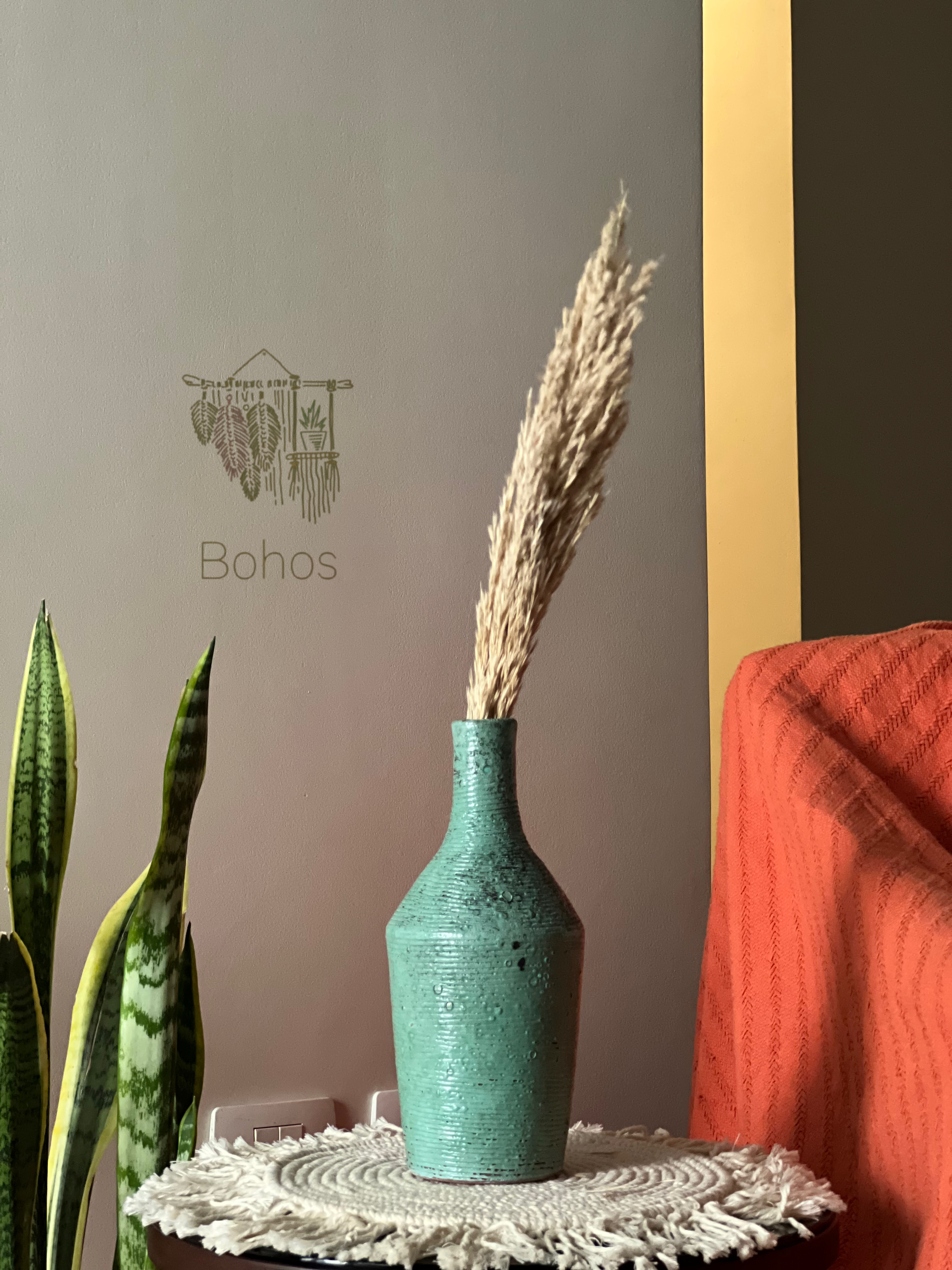 Turquoise Decorative Vase