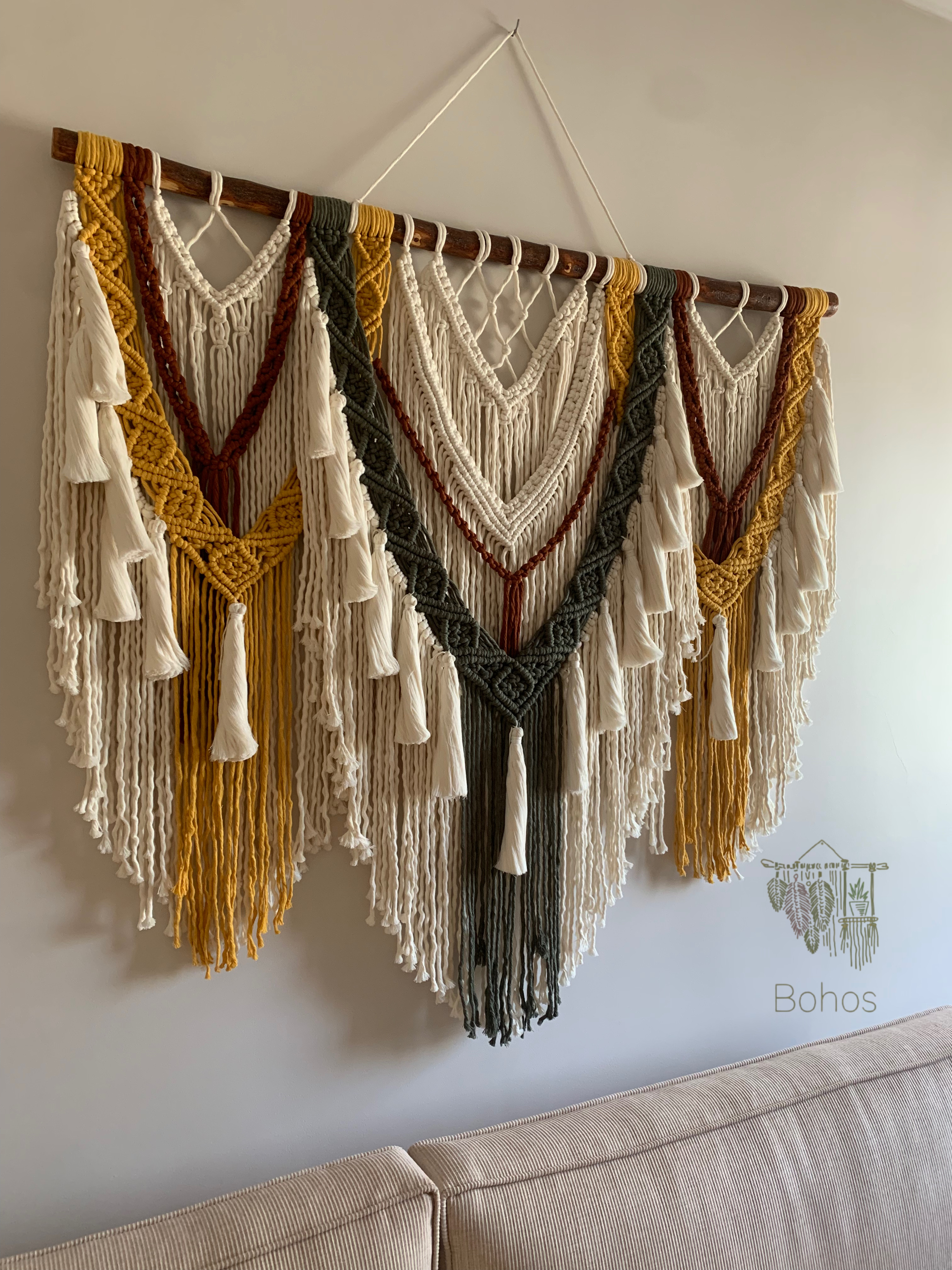 Colorful Wall Hanging Macrame