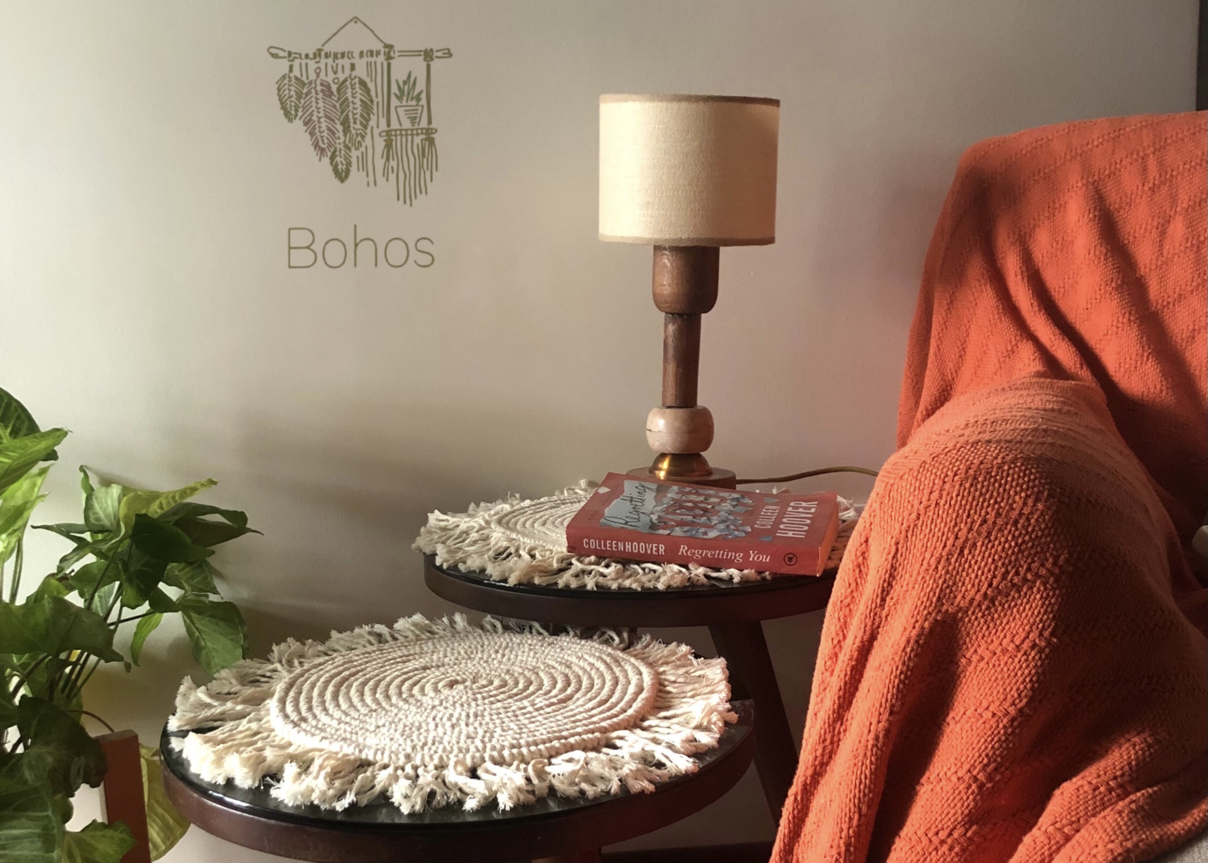 Macrame Round Table Runner