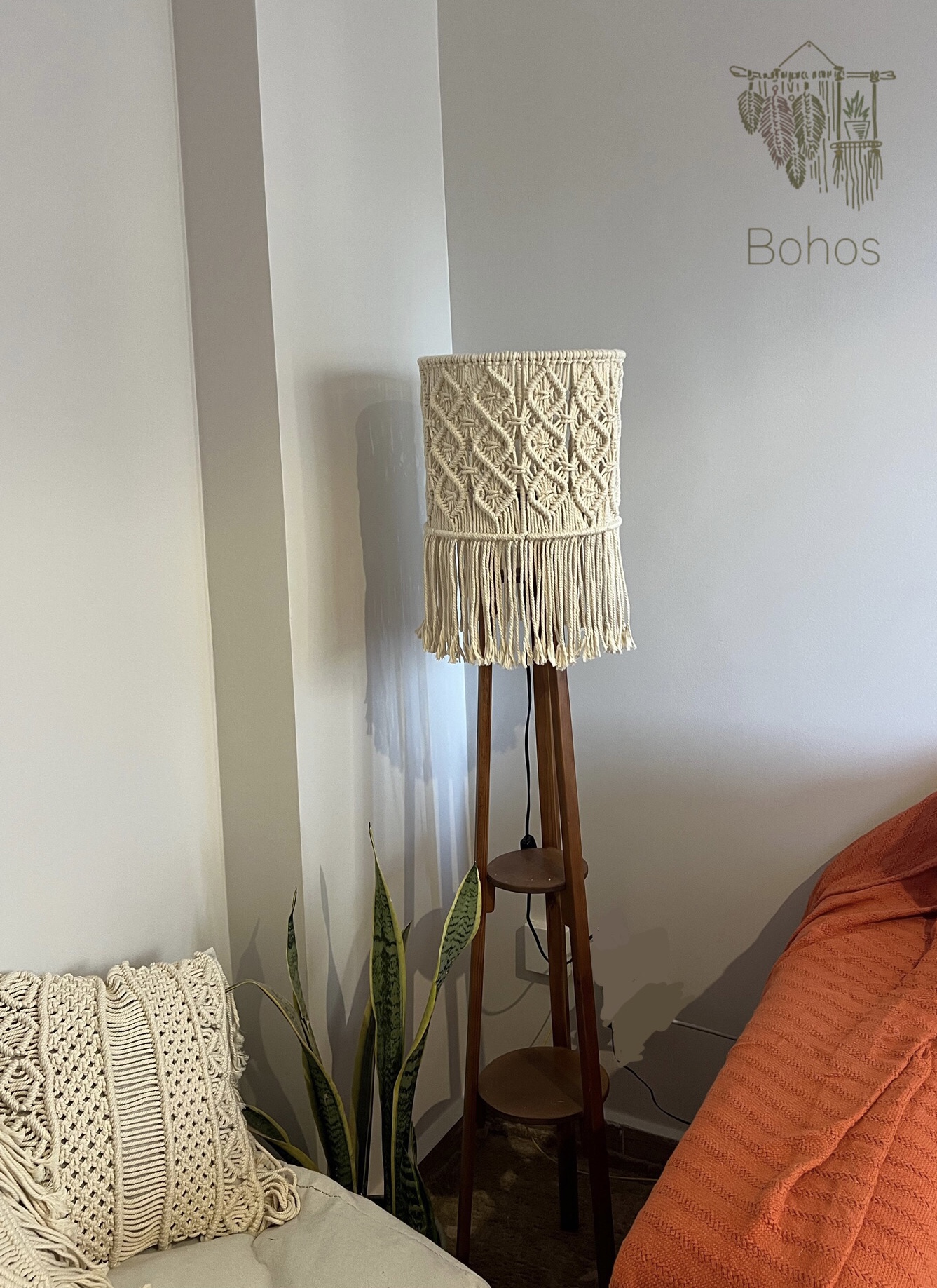 Macramè Floor Lamp
