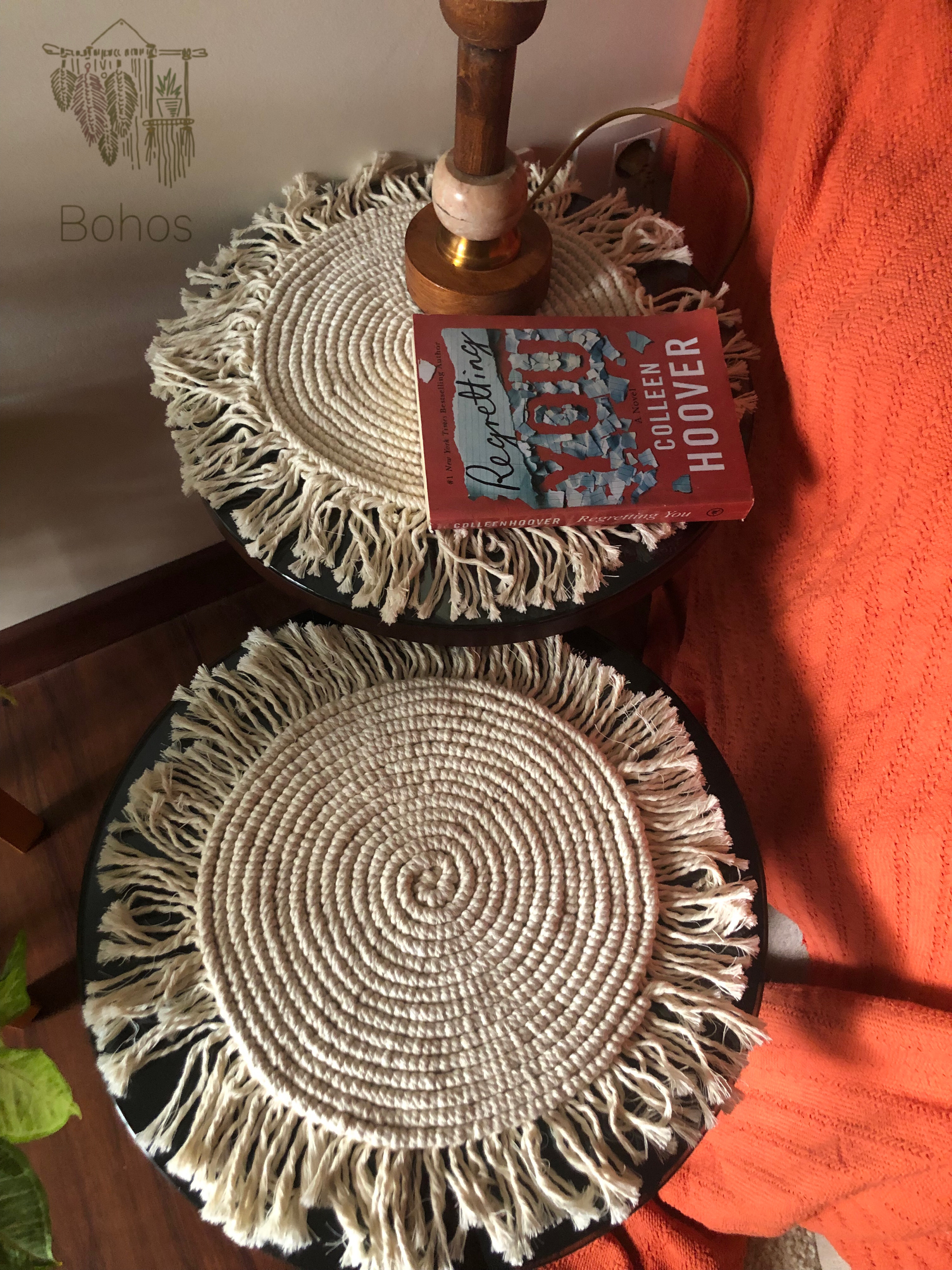 Macrame Round Table Runner 