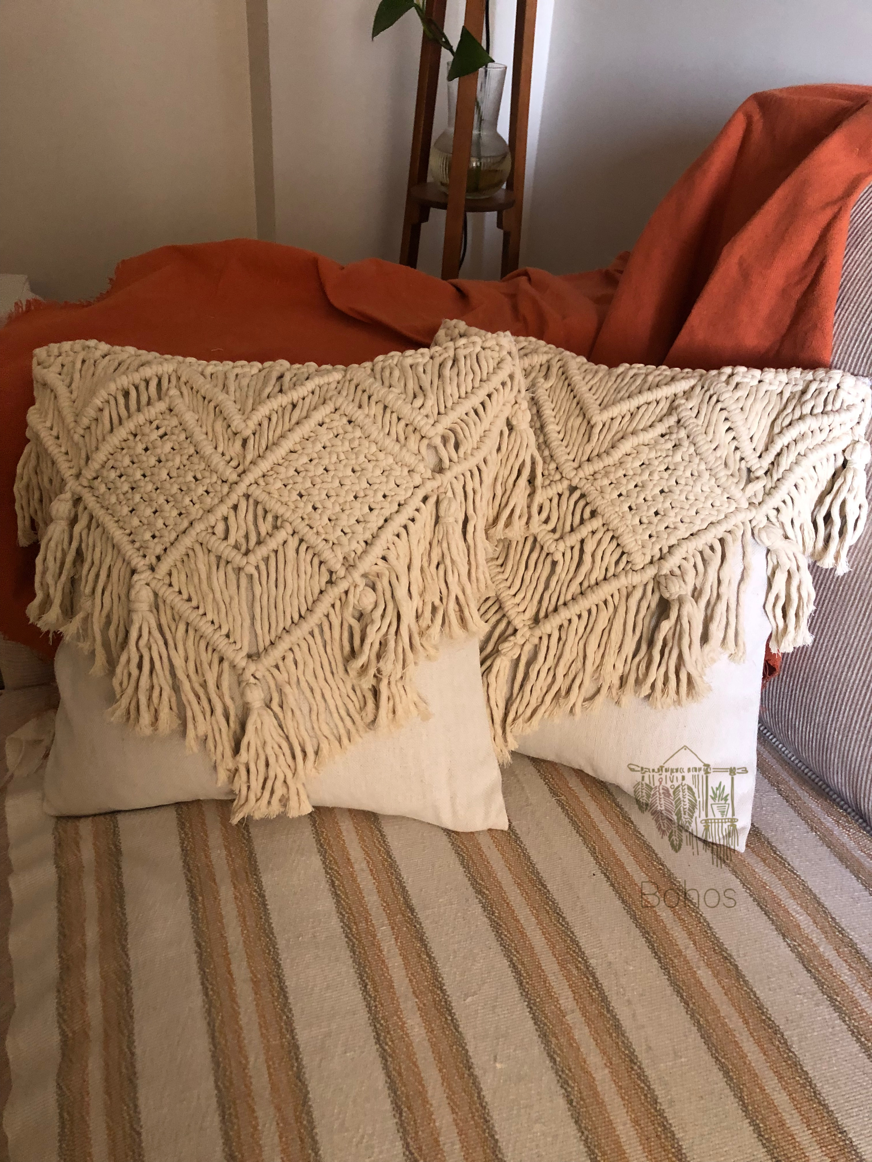 Macrame Cushion Cover 