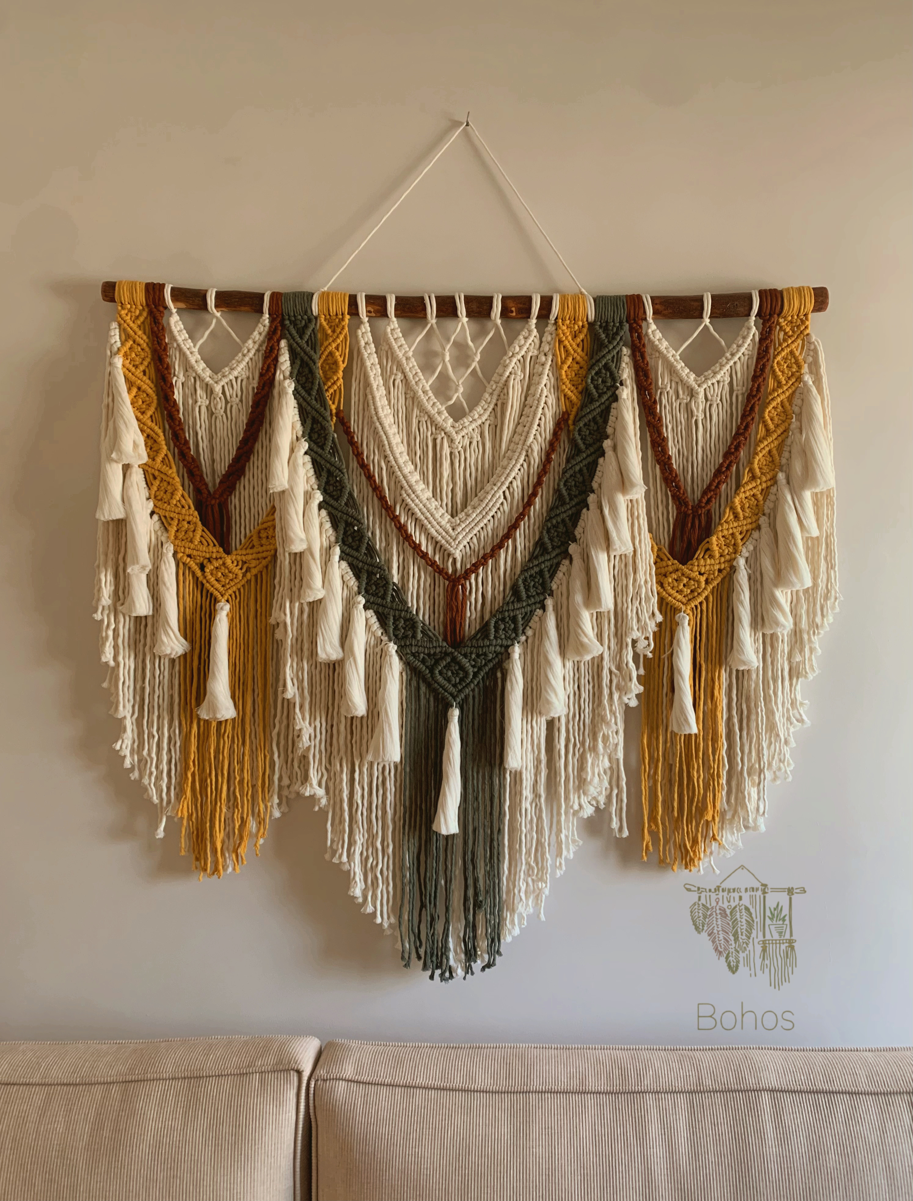 Colorful Wall Hanging Macrame