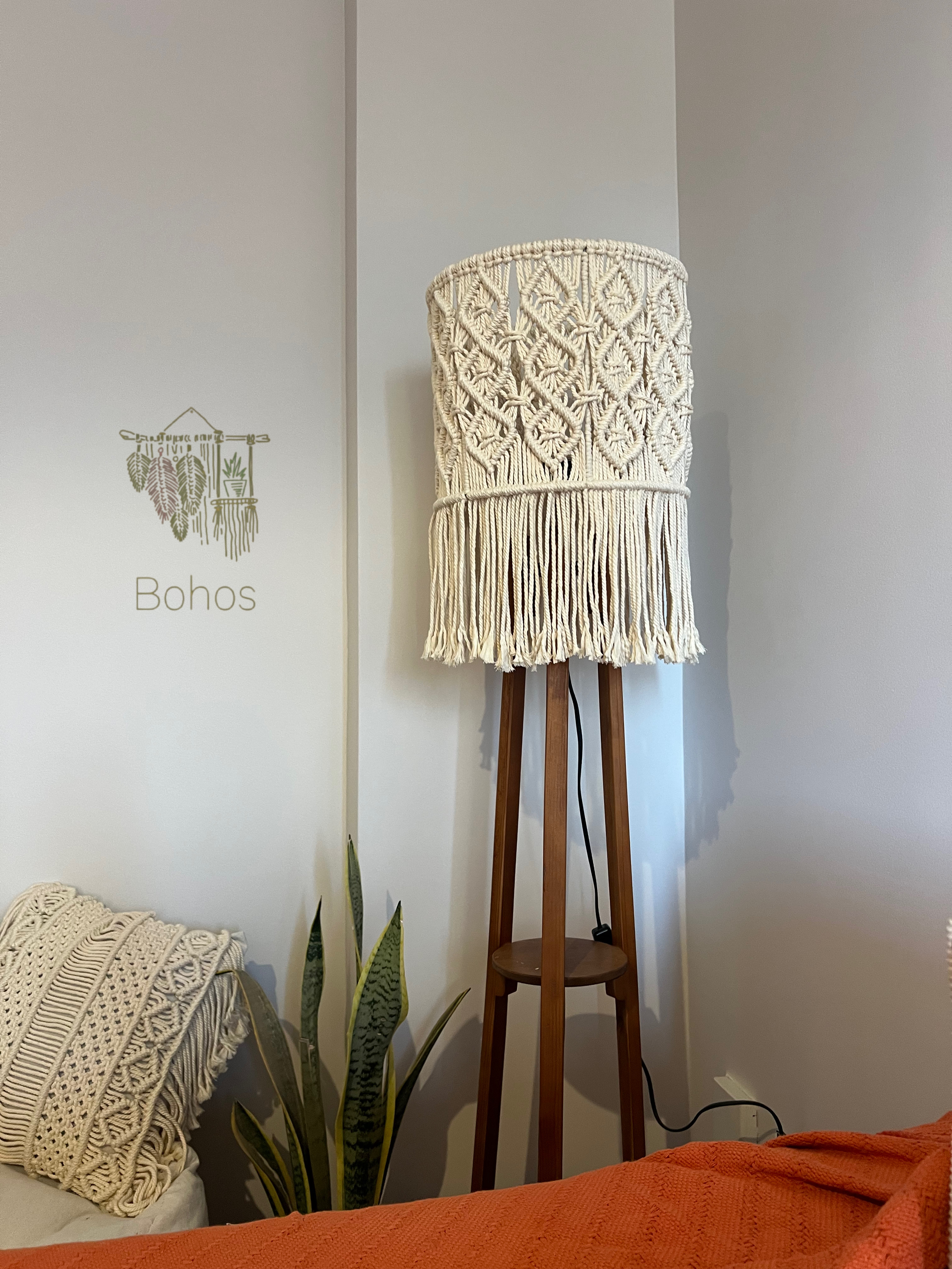 Macramè Floor Lamp