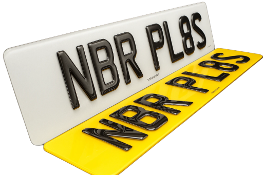 3D Gel Number Plate