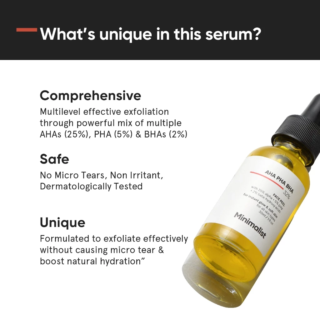Minimalist 32% AHA BHA PHA Face Peel