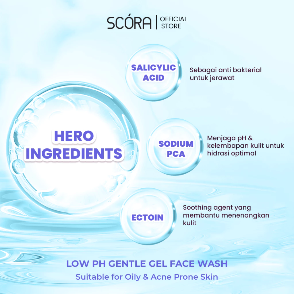 SCORA Salicylic Acid Gentle Low pH Cleanser