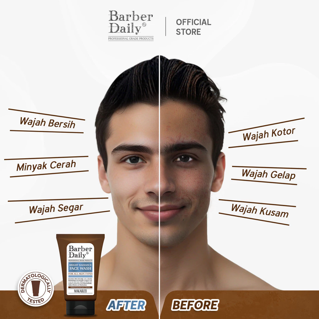 Barber Daily Bright Radiance Face Wash