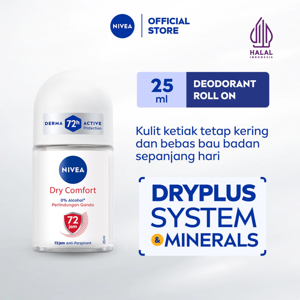 NIVEA Personal Care Deodorant Dry Comfort Roll-On