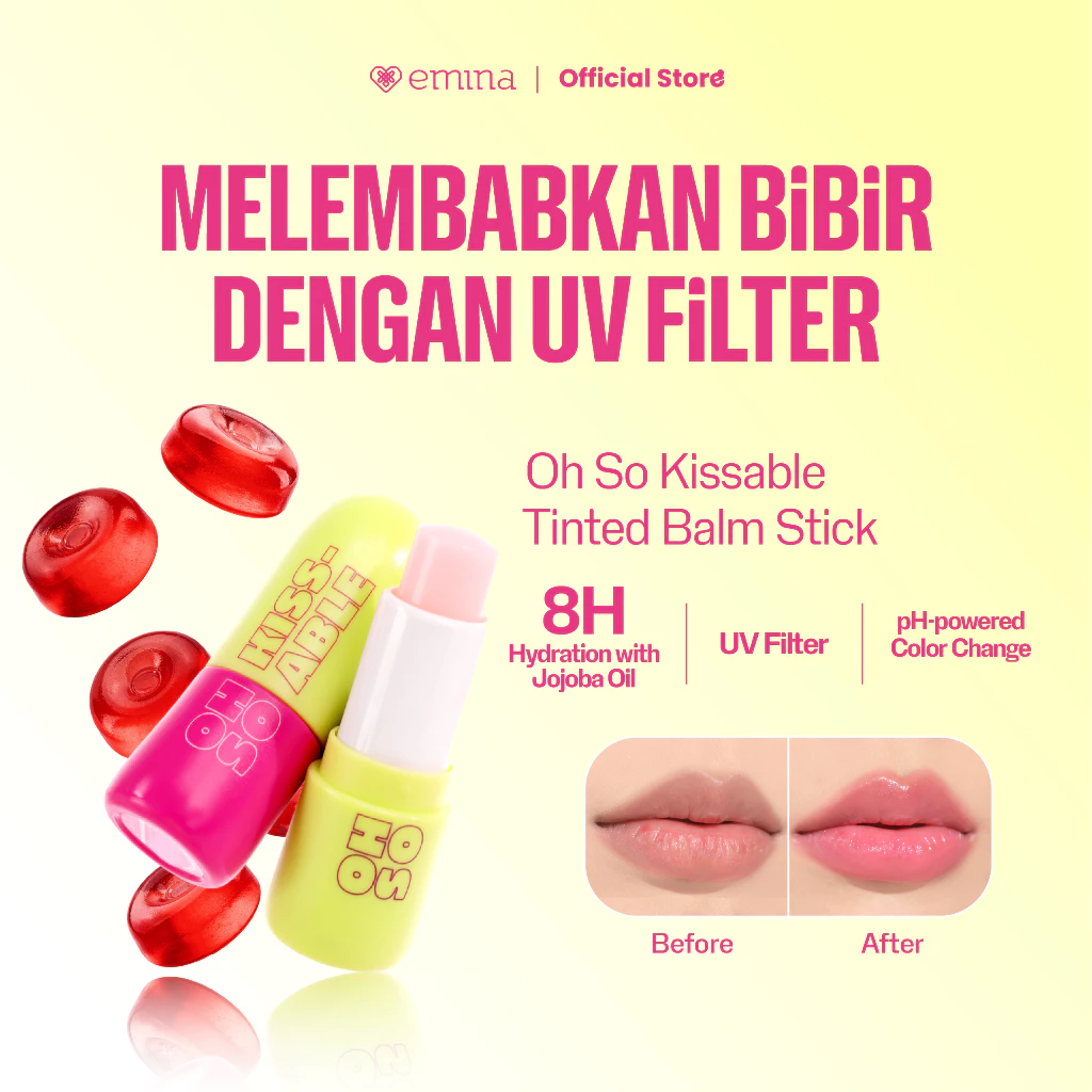 Emina Oh So Kissable Tinted Balm Stick
