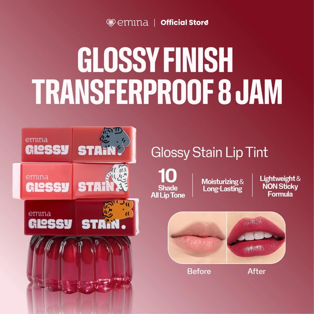 Emina Glossy Stain x Muzik Tiger