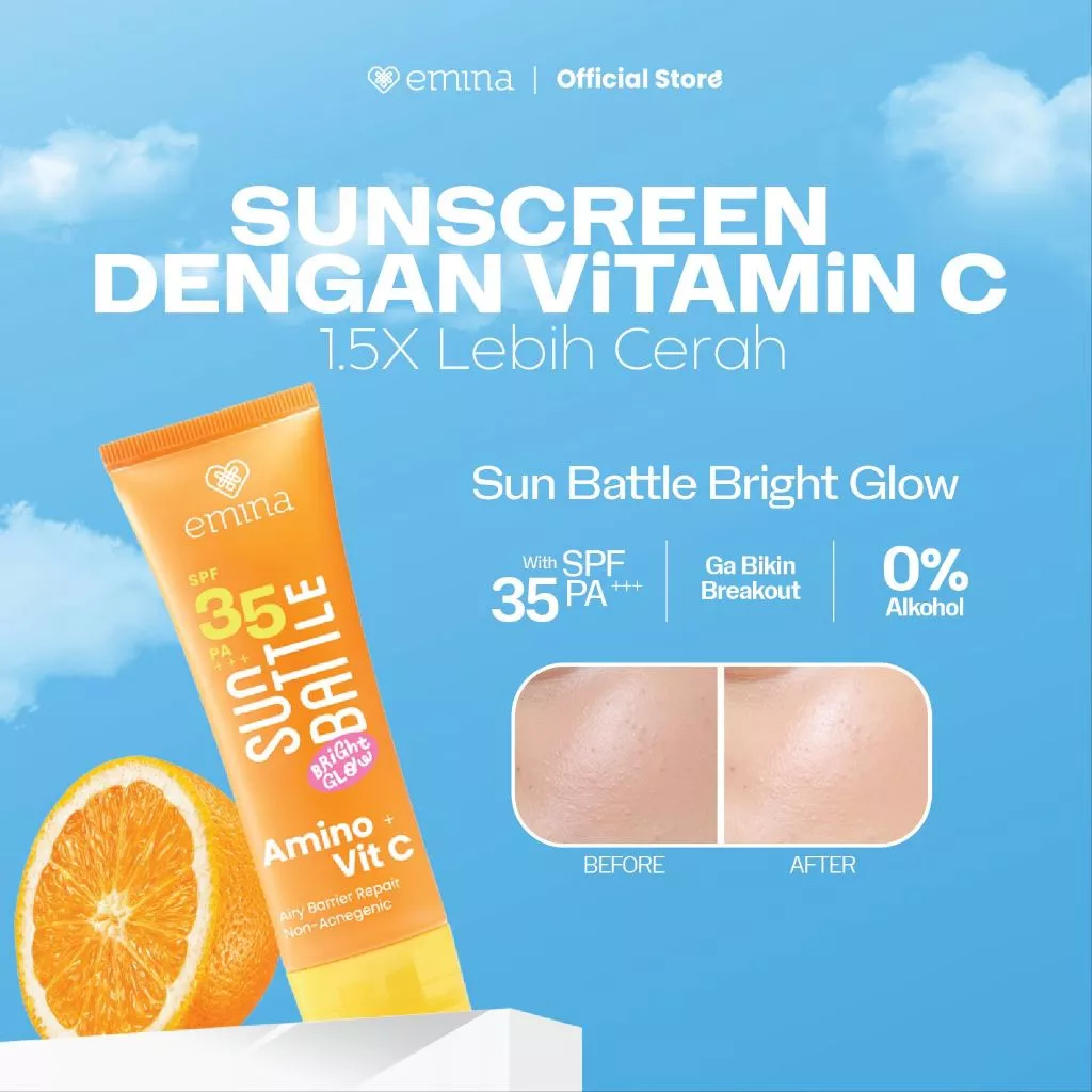 Emina Sun Battle Bright Glow SPF 35 PA+++ 