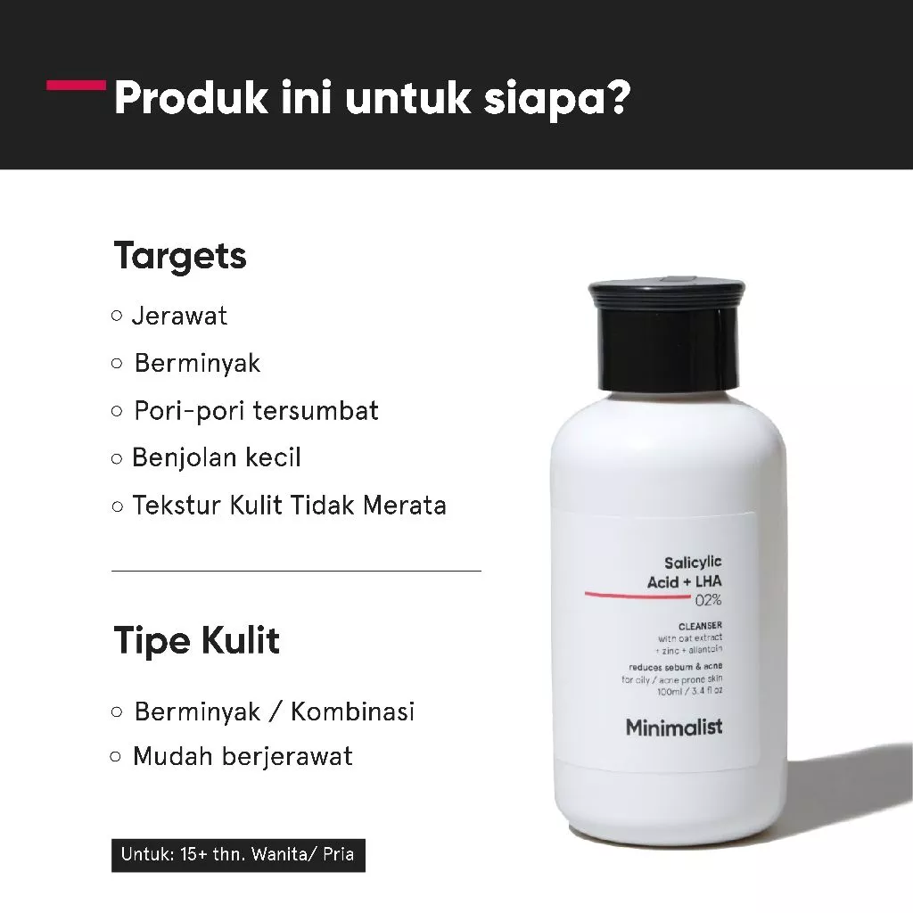 Minimalist 2% Salicylic Acid Cleanser