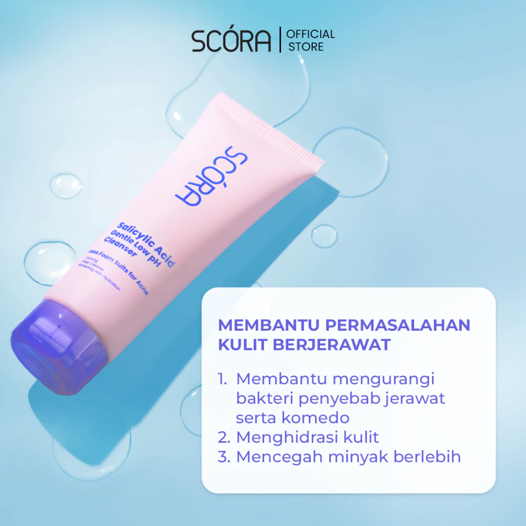 SCORA Salicylic Acid Gentle Low pH Cleanser
