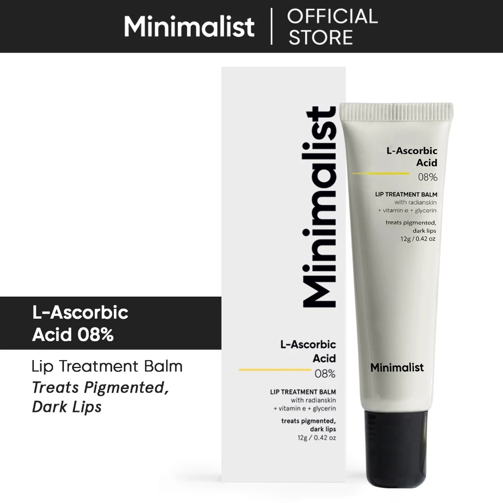Minimalist 8% L-Ascorbic Acid Lip Brightening Balm