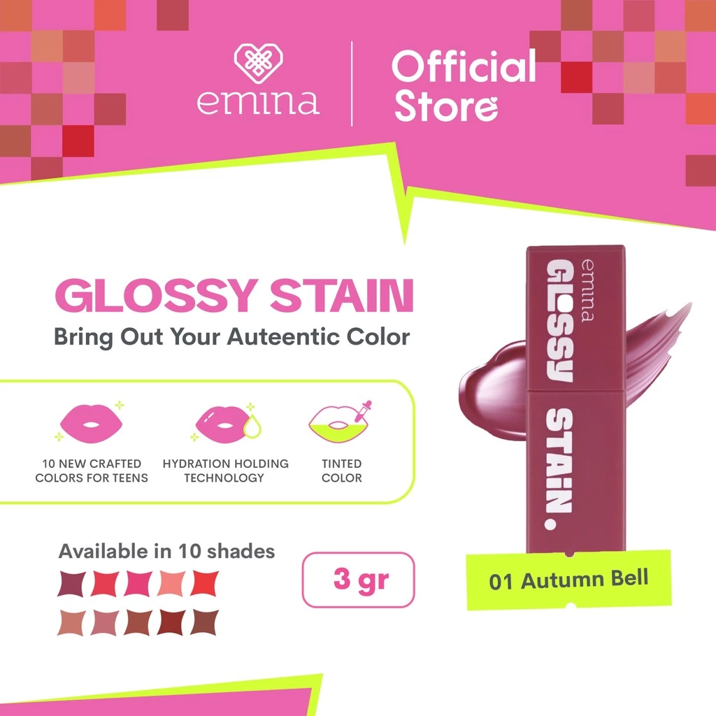 Emina Glossy Stain x Muzik Tiger
