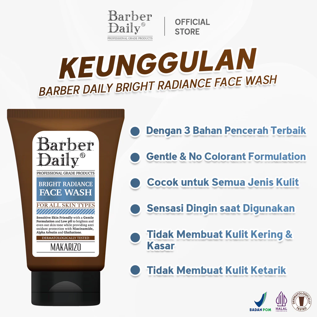 Barber Daily Bright Radiance Face Wash