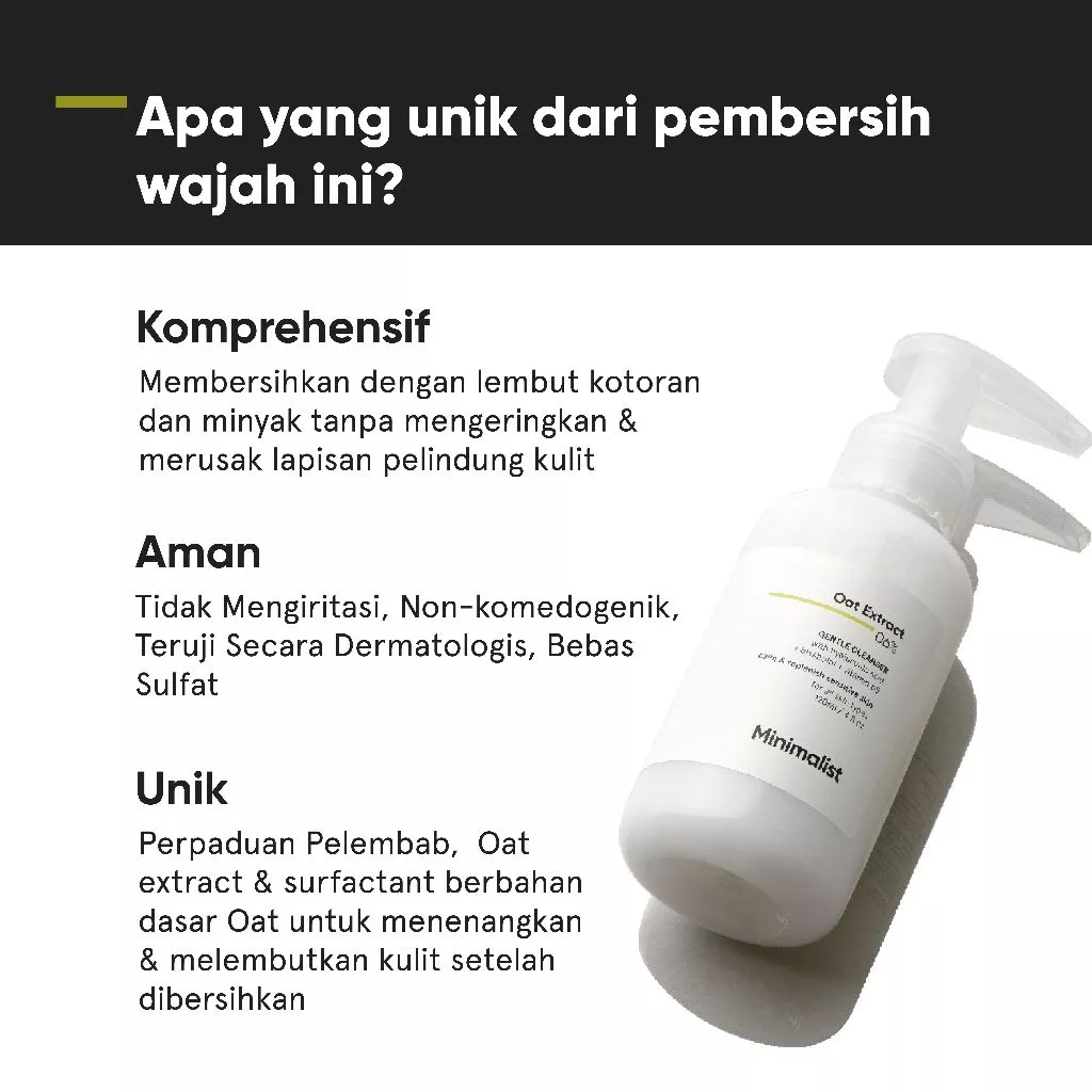 Minimalist 6% Oat Extract Gentle Cleanser