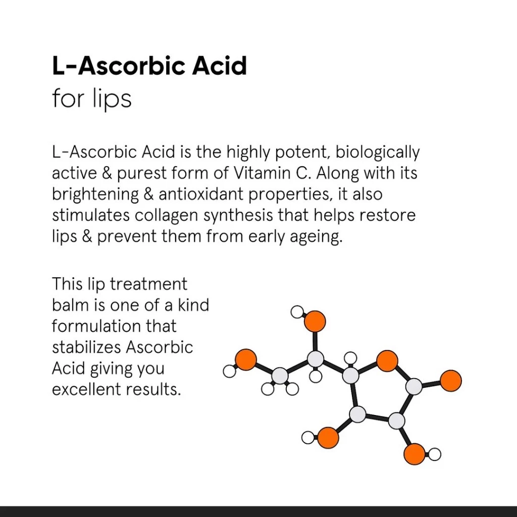 Minimalist 8% L-Ascorbic Acid Lip Brightening Balm
