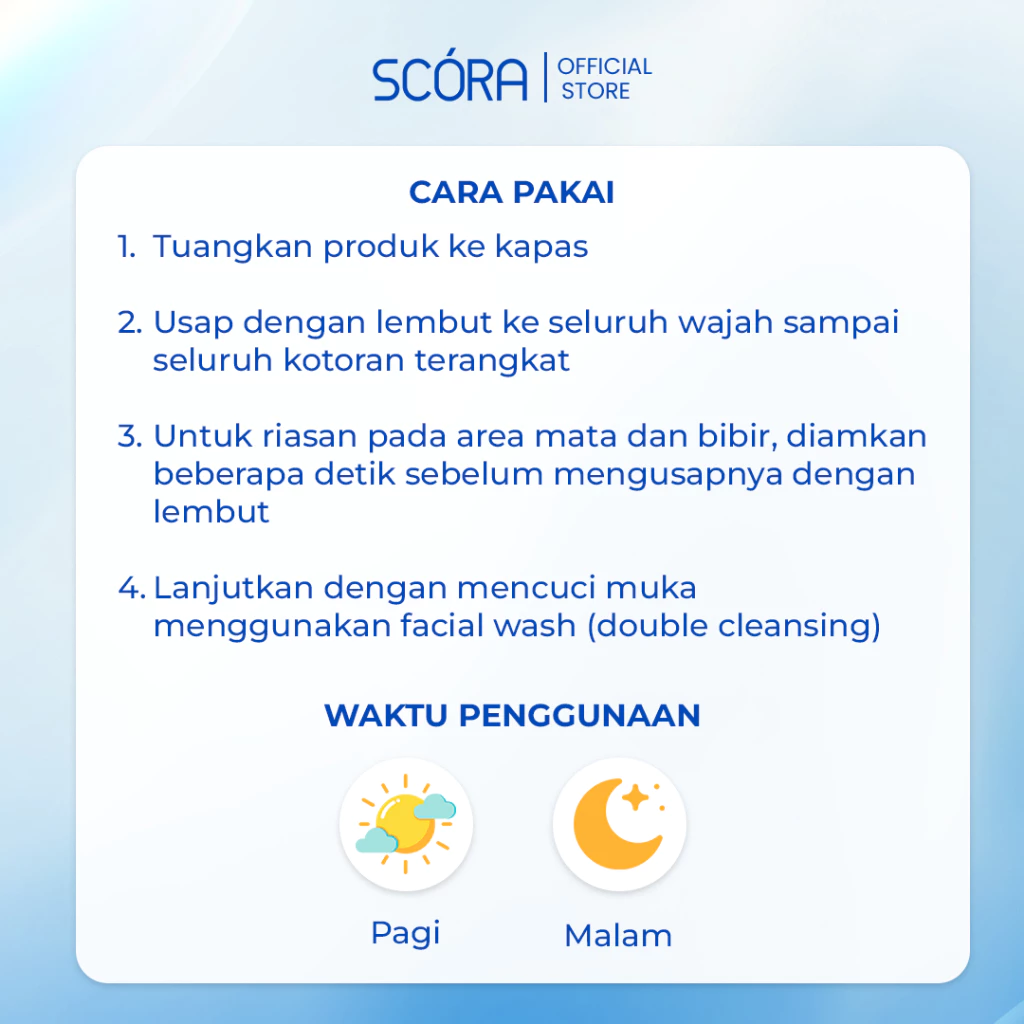 SCORA Gentle & Soothe Micellar Cleansing Water 100 ml