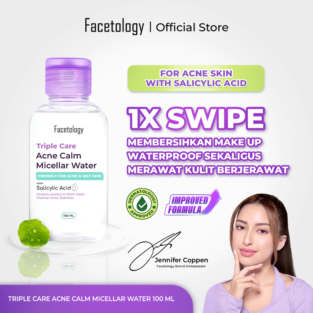 Facetology Triple Care Acne Calm Micellar Water 100ML/300 ML