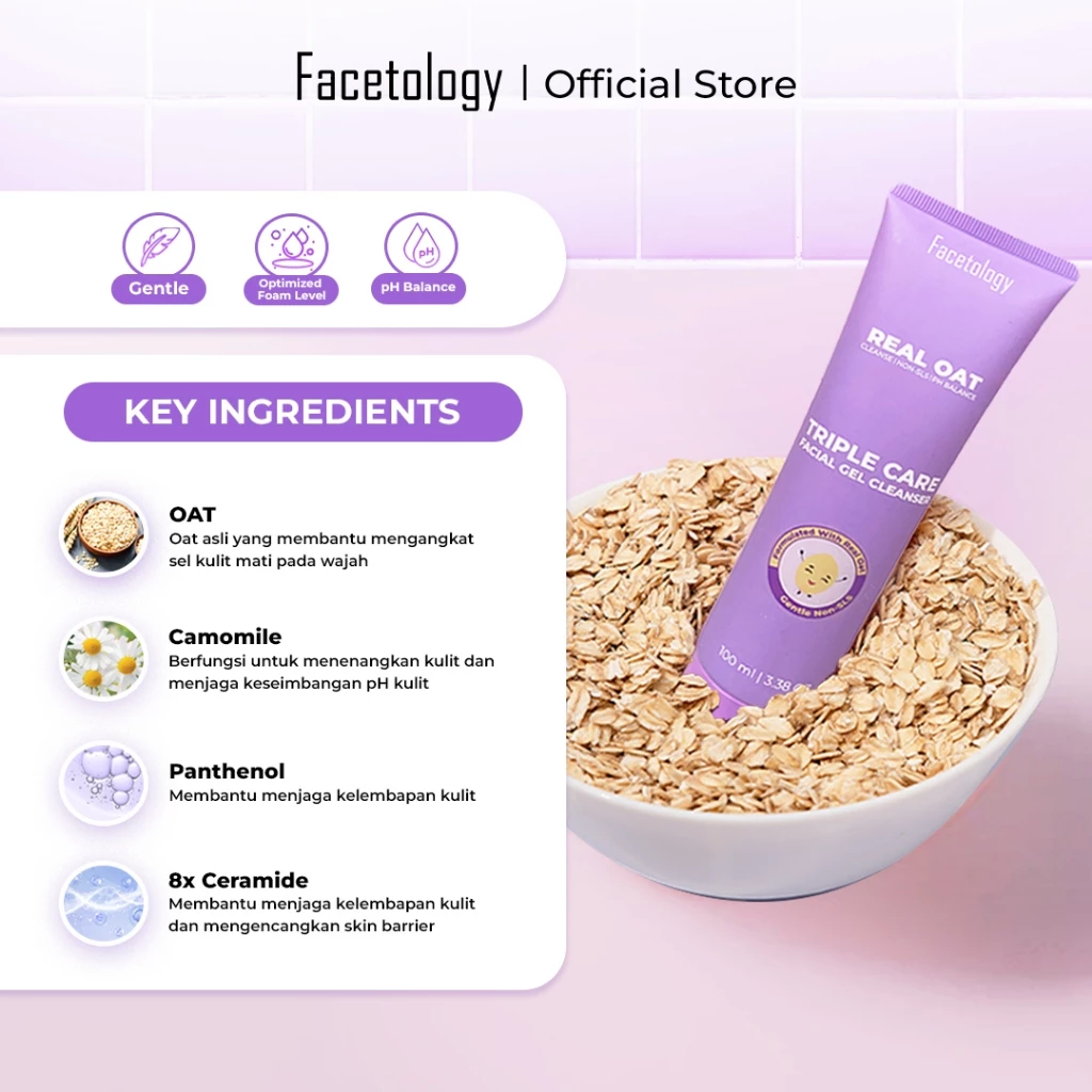 Facetology Triple Care Facial Gel Cleanser