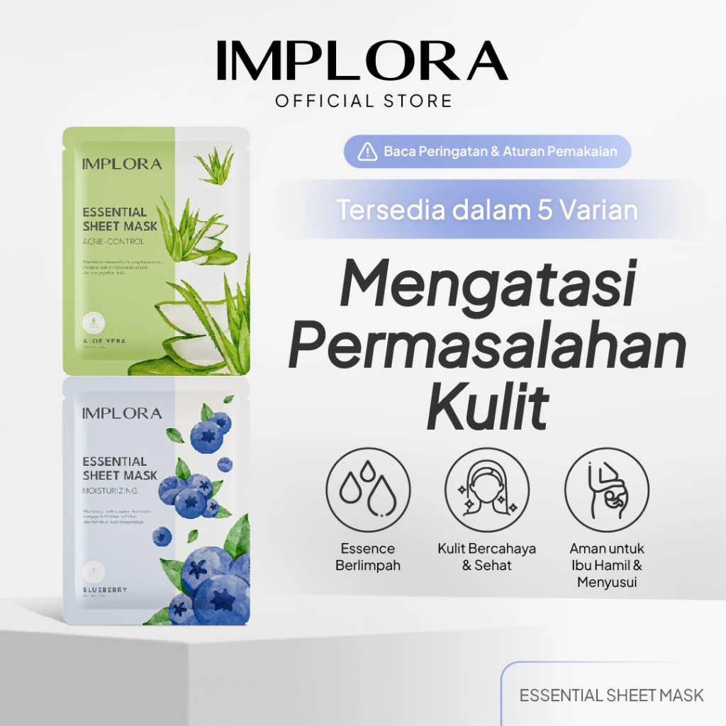 Implora Essential Sheet Mask - buy 1 get 2