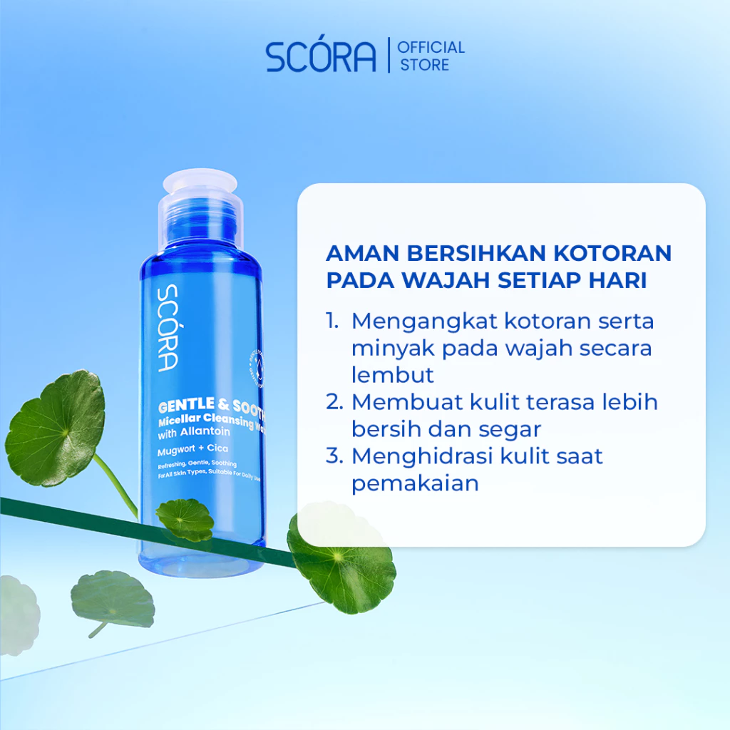 SCORA Gentle & Soothe Micellar Cleansing Water 100 ml