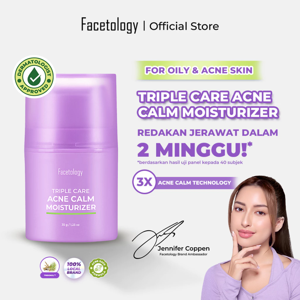 Facetology Triple Care Acne Calm Moisturizer 35 gr