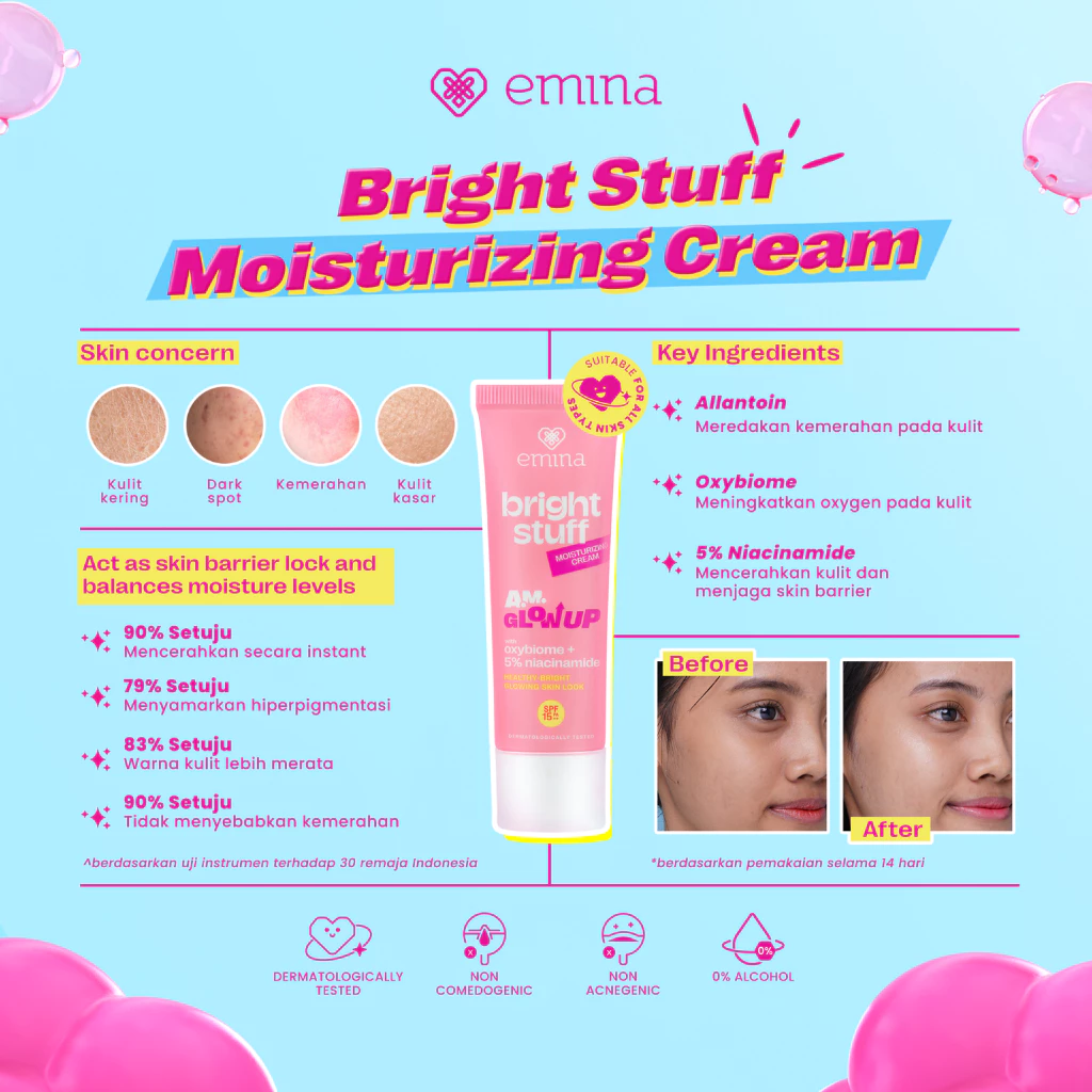 Emina Bright Stuff Moisturizing Cream