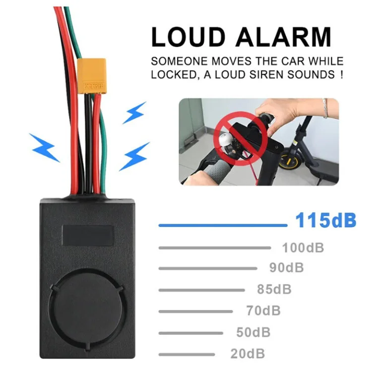 Alarma antirrobo para patinetes eléctricos compatible con Xiaomi
