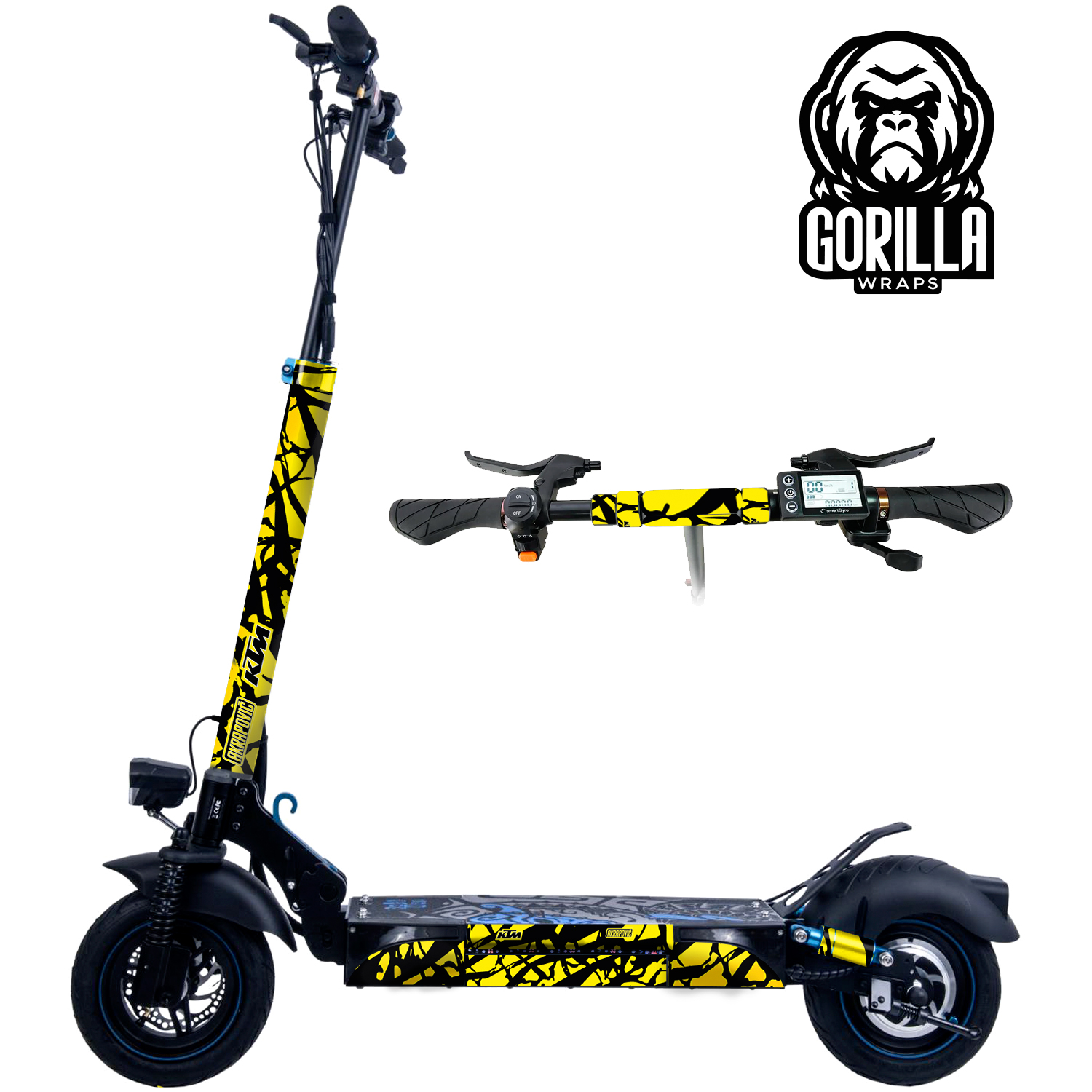 Vinilo para Smartgyro Rockway, Speedway y Crossover KTM – Fluor [Gorilla]