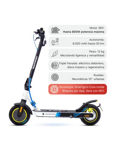 Patinete eléctrico smartGyro Z-One 2 Blue Certificado