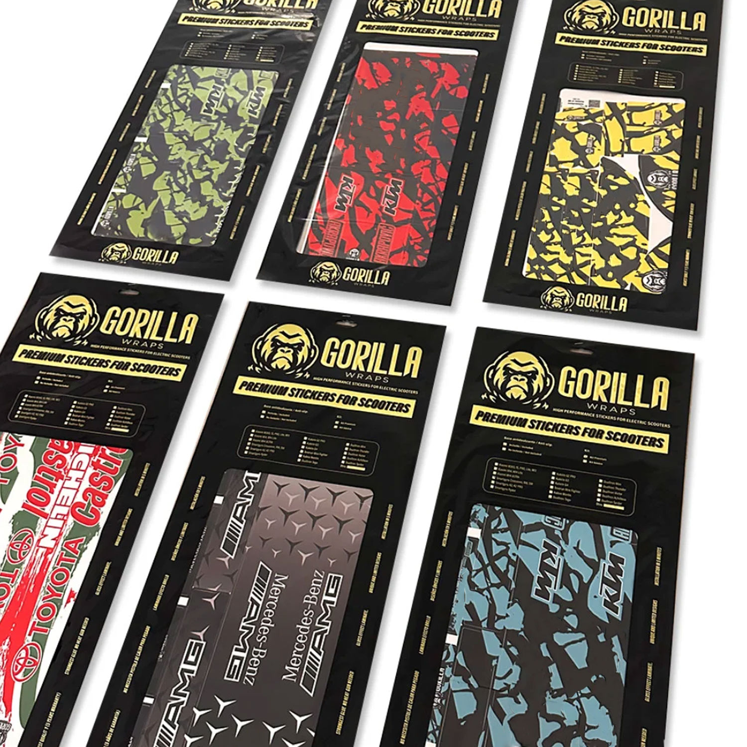 Vinilo + base antideslizante para Smartgyro Rockway, Speedway y Crossover KTM – Rojo [Gorilla]