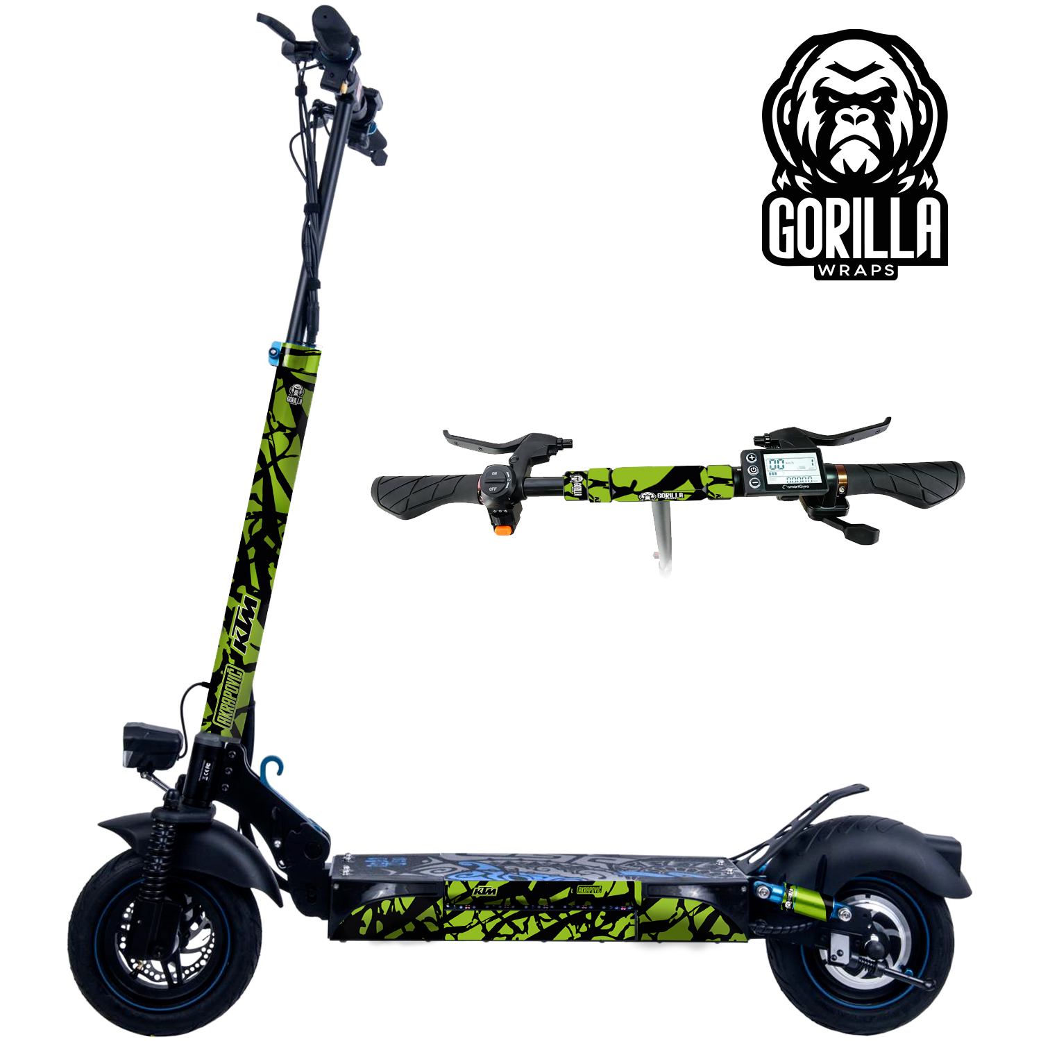 Vinilo para Smartgyro Rockway, Speedway y Crossover KTM – Verde