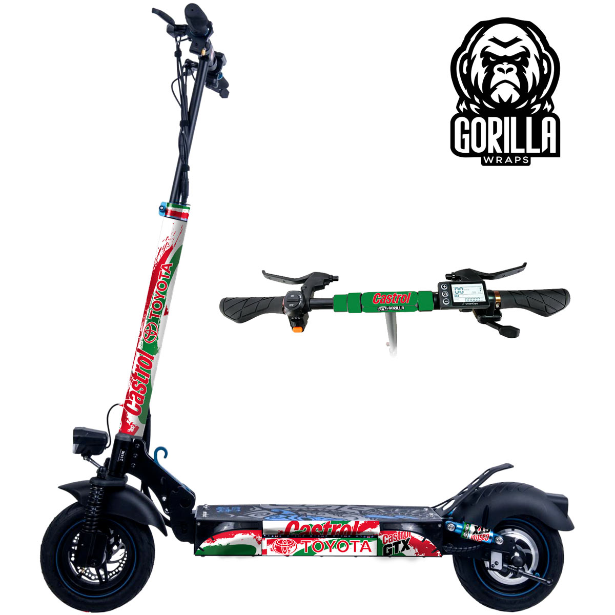 Vinilo para Smartgyro Rockway, Speedway y Crossover – Castrol [Gorilla]