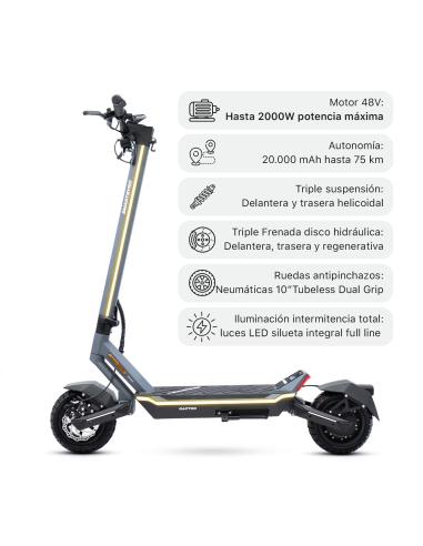 Patinete eléctrico SmartGyro Raptor Evo LR