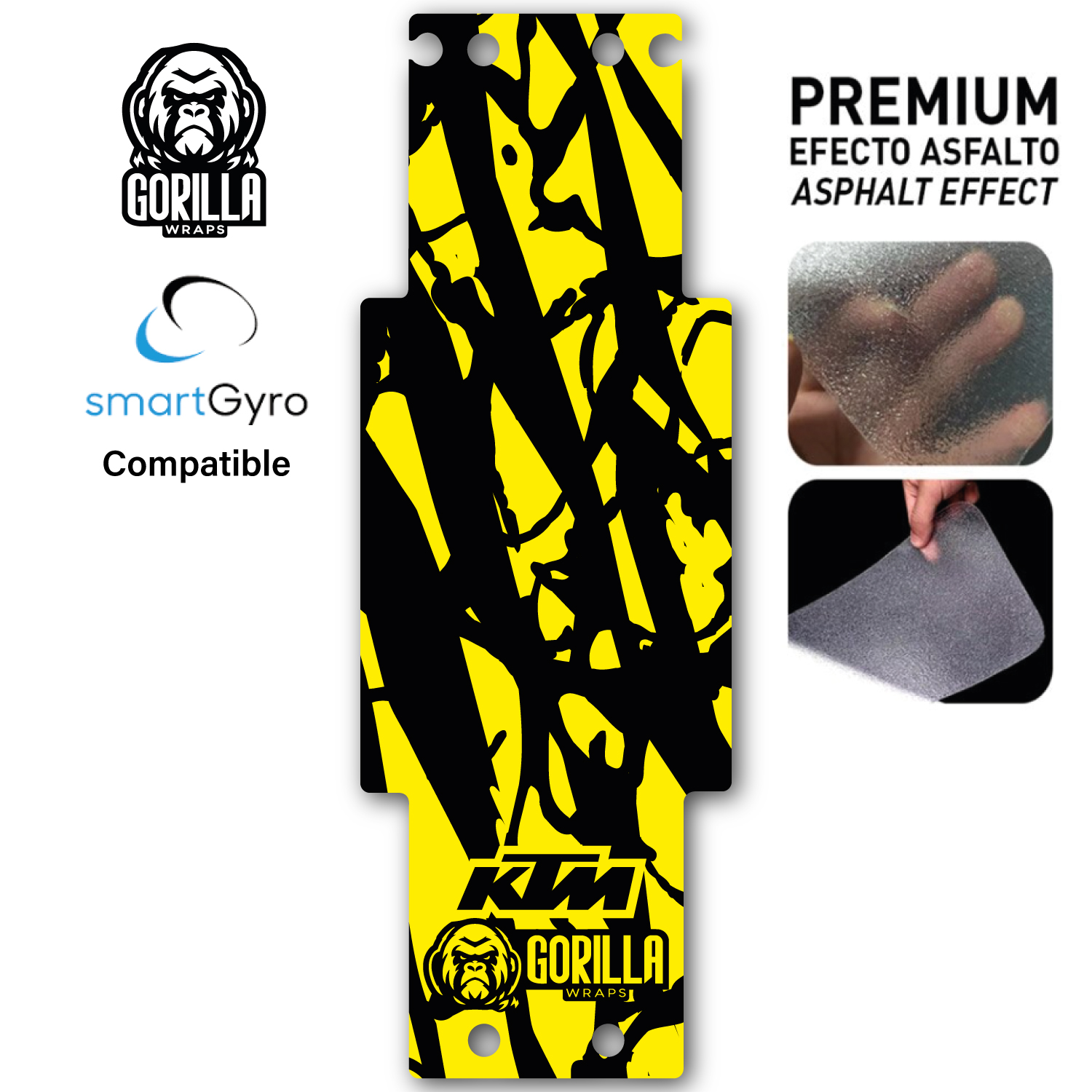 Base antideslizante para Smartgyro Rockway, Crossover y Speedway – Fluor [Gorilla]