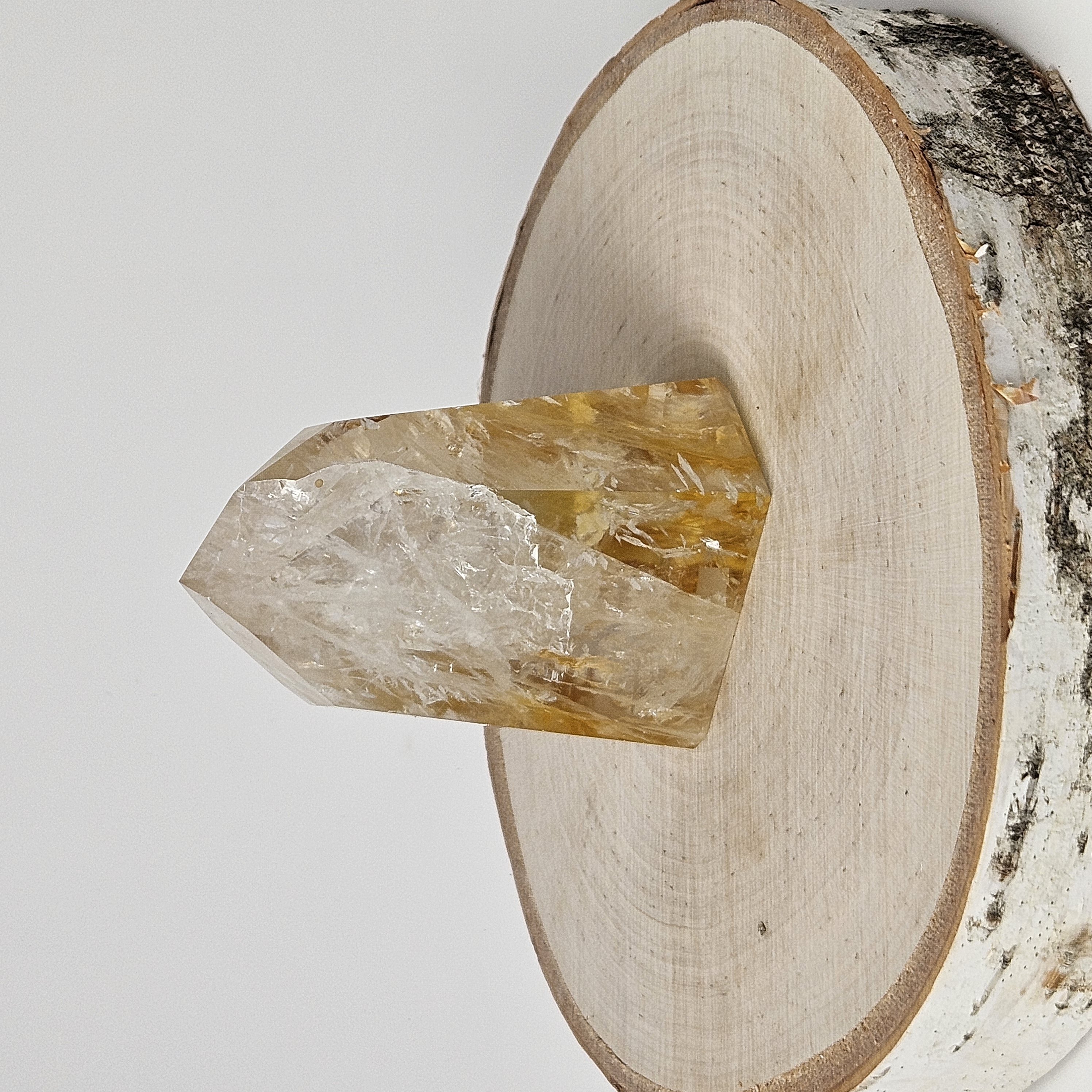 Golden Healer Tower with Red Hematite