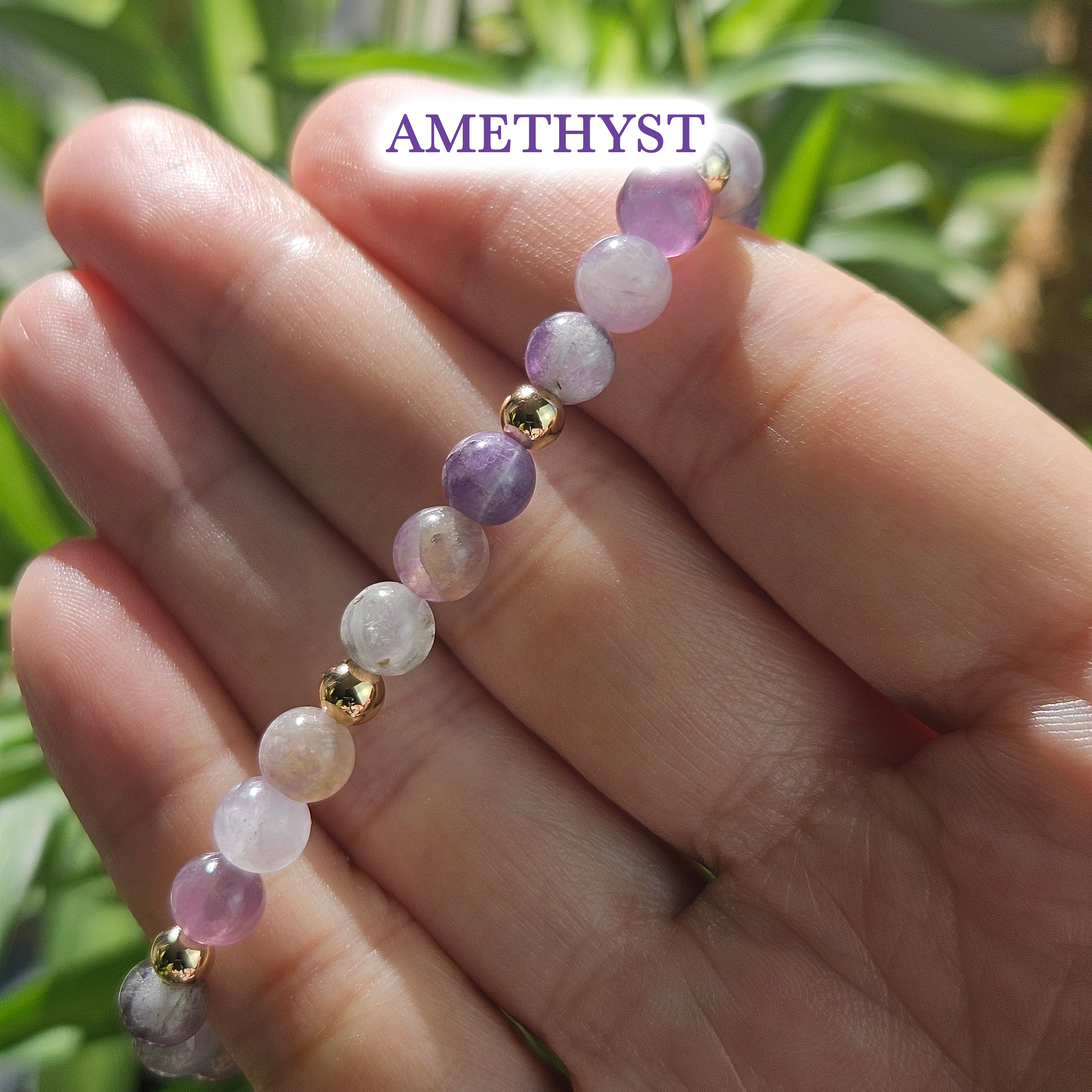 Custom Gemstone and Freshwater Shell Letter Bracelet