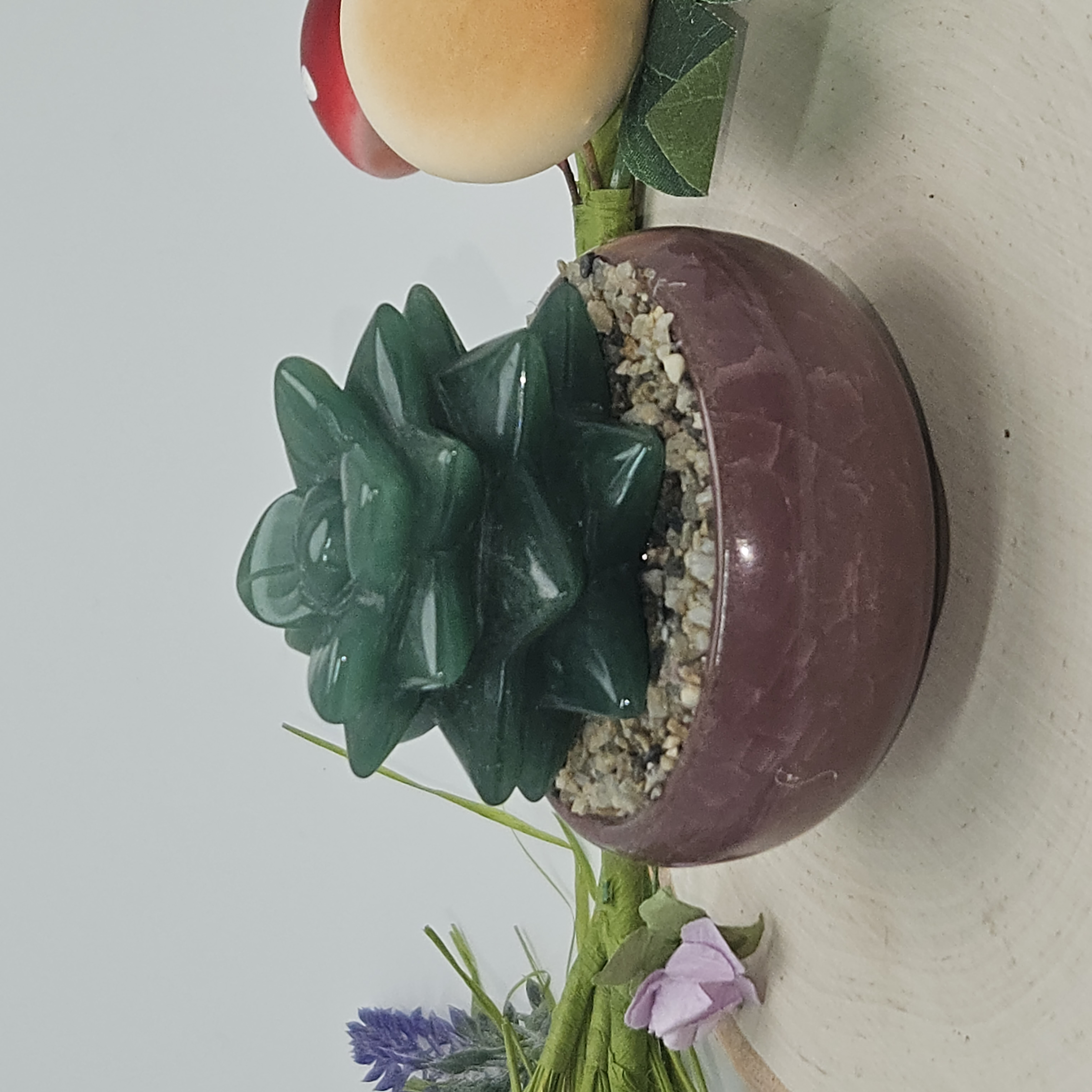 Green Aventurine Succulent