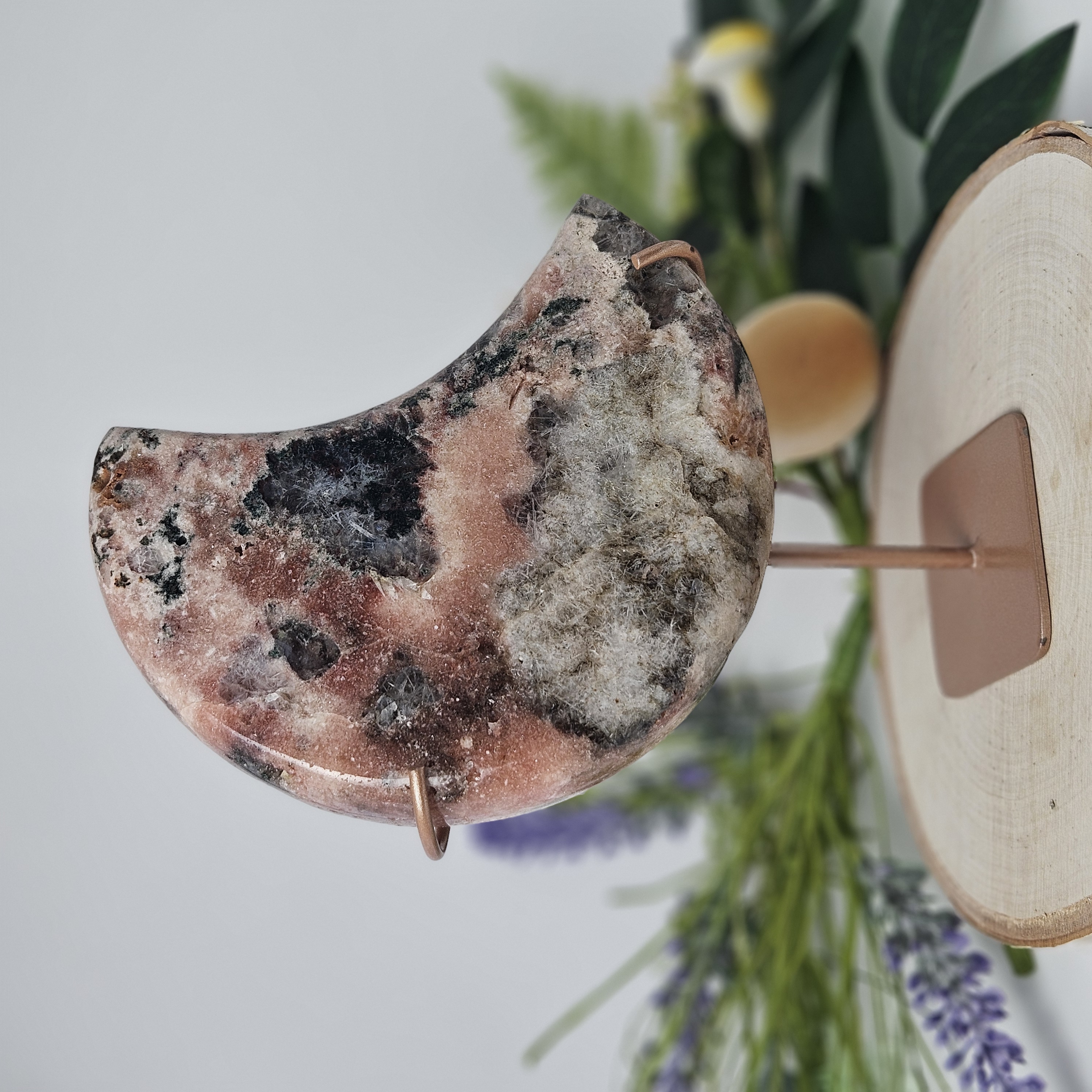 Moody Pink Amethyst Moon 