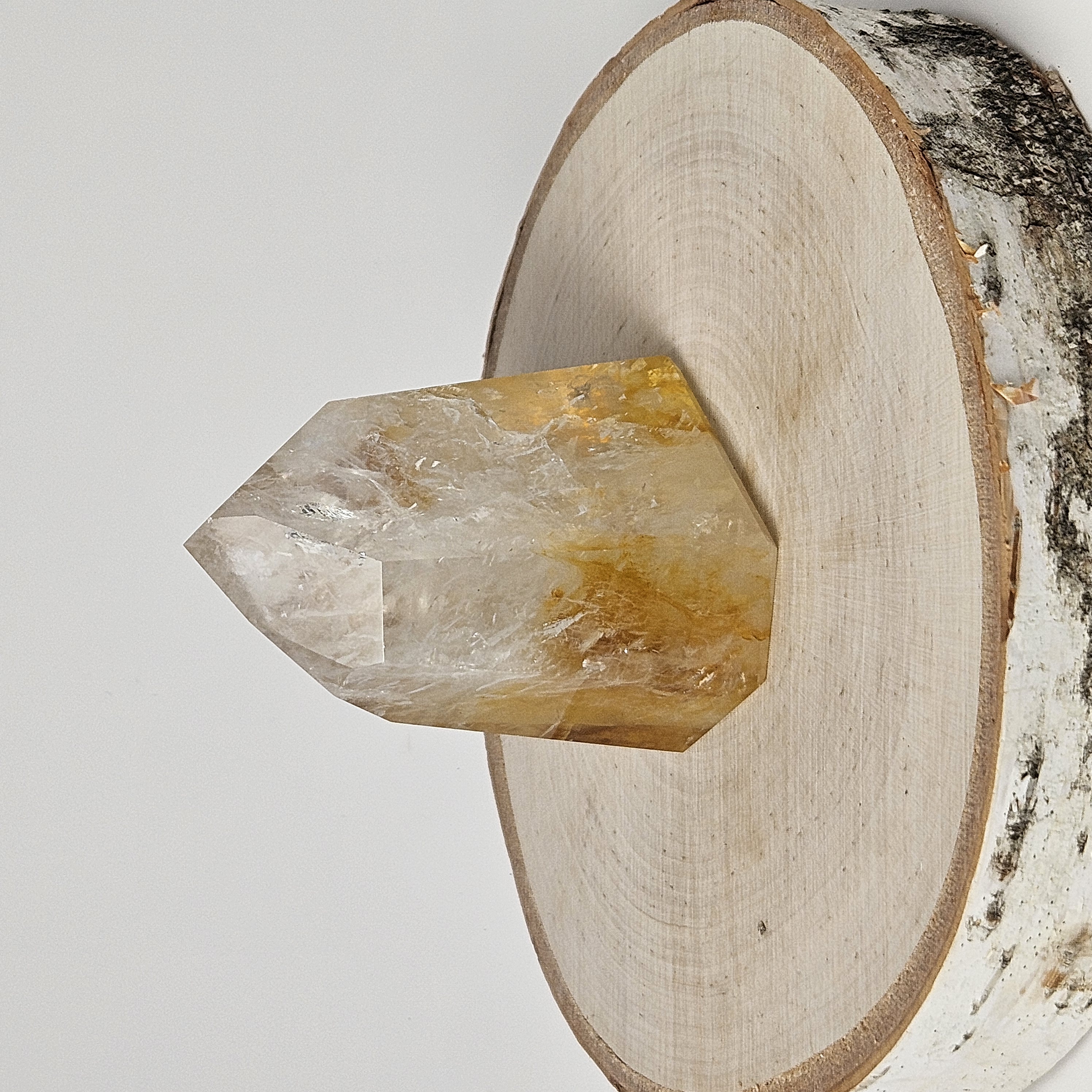 Golden Healer Tower with Red Hematite